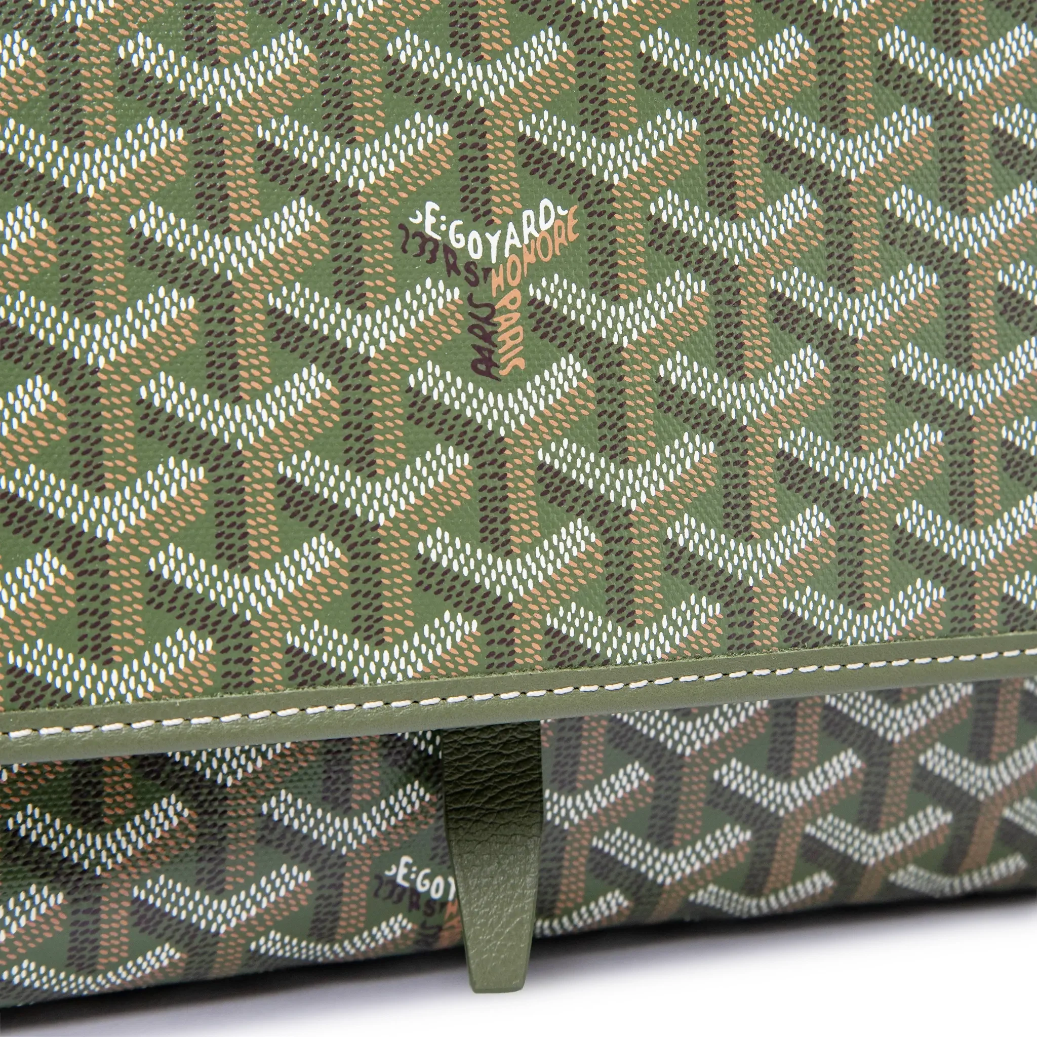 Goyard Capetien MM Khaki Messenger Bag - view 5