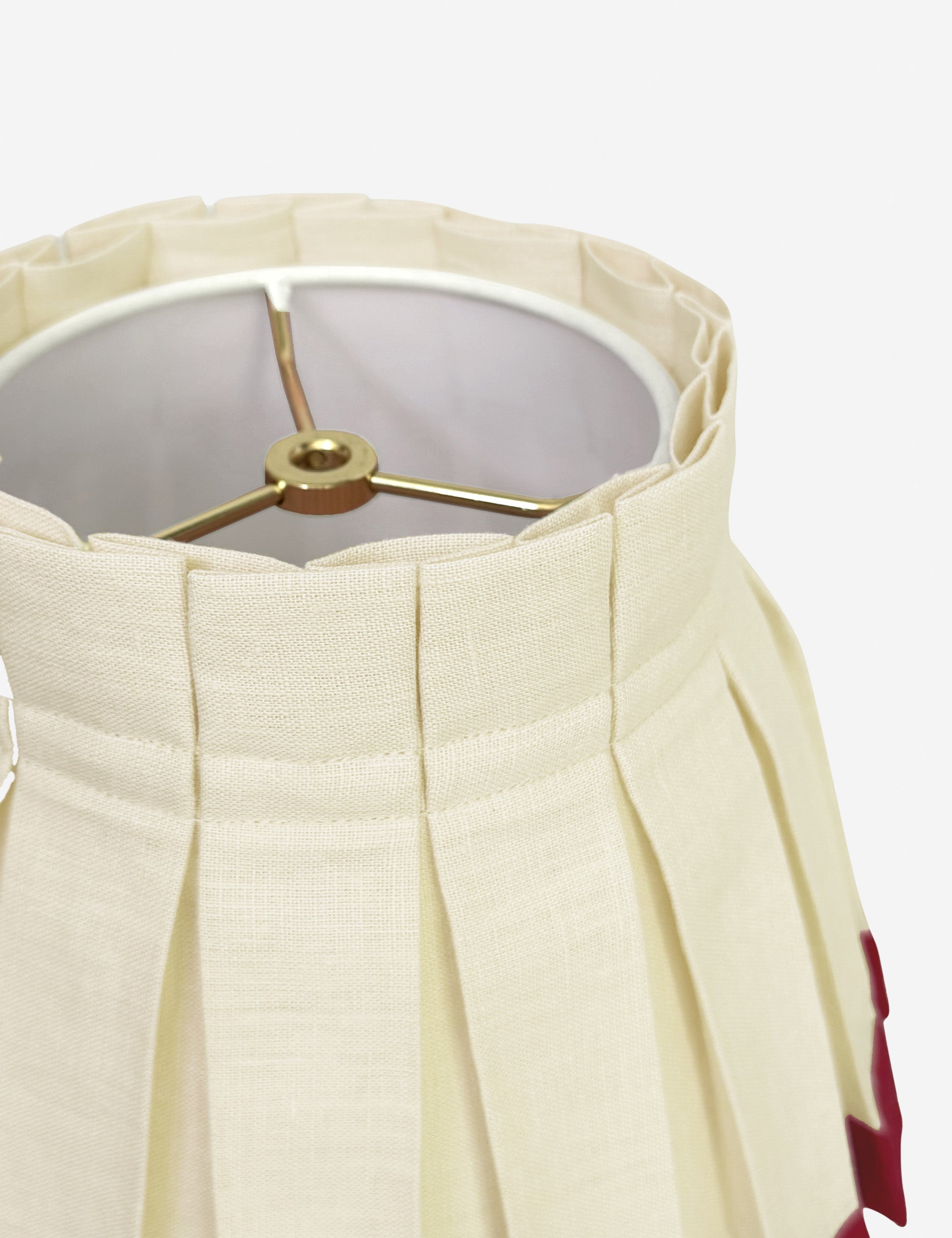 Lulu and Georgia Color Block Classic Box Pleat Lampshade by Cielle Home - view 16