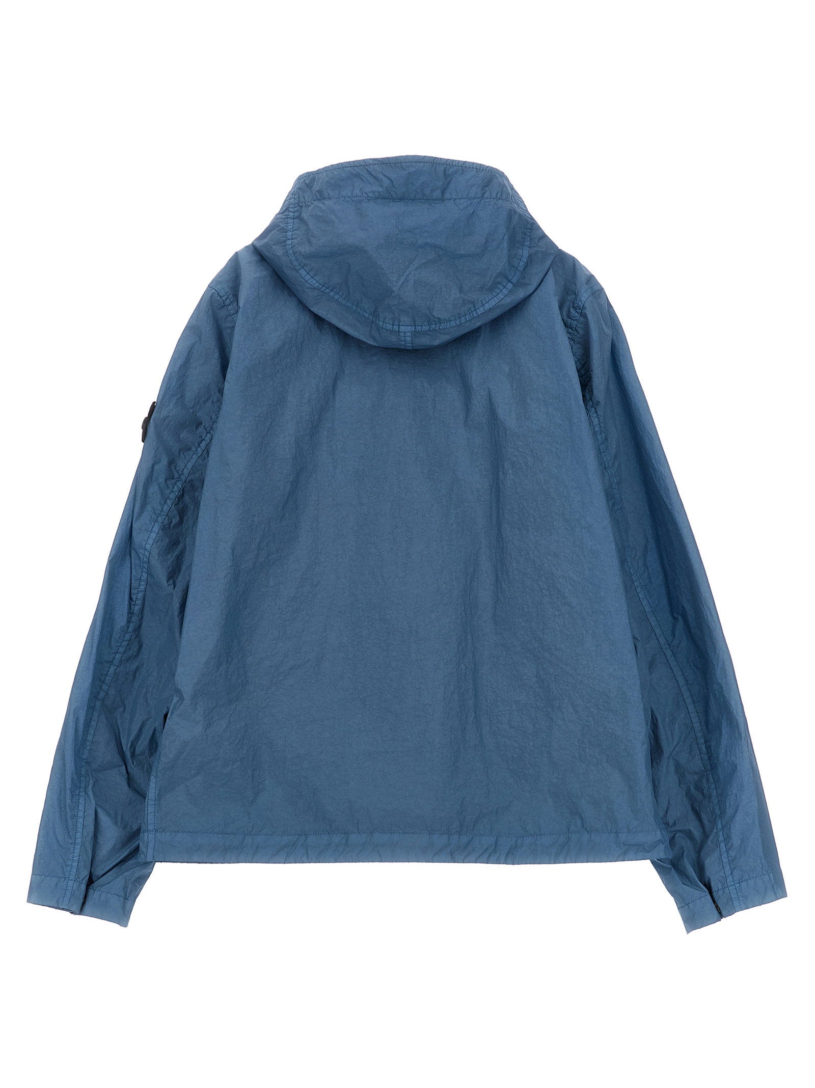Stone Island Junior Crinkled Effect Nylon Jacket - view 2