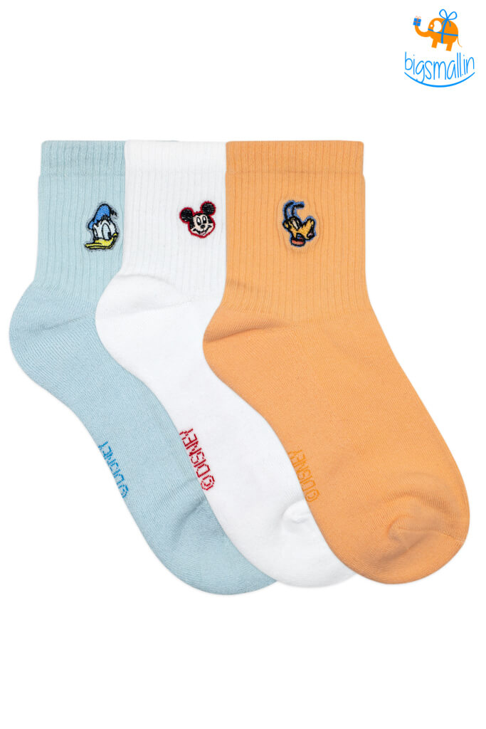 Balenzia Donald, Mickey and Pluto Socks - Pack of 3