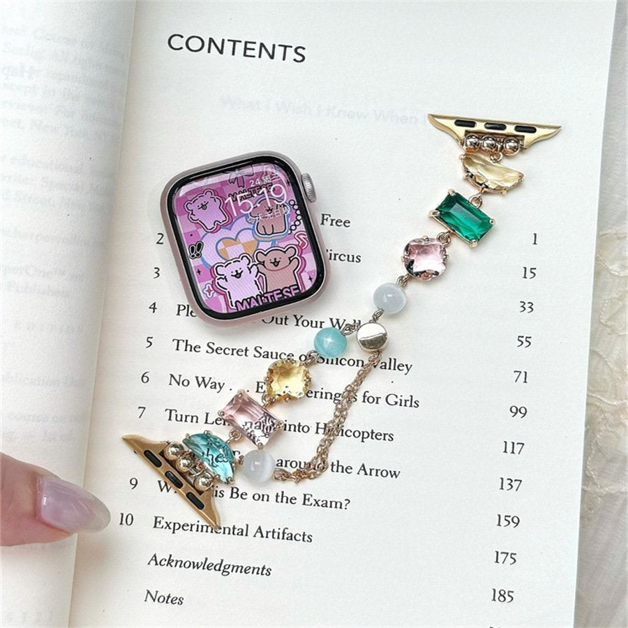 Peeperly Luminous Gemstone Bracelet for Apple Watch