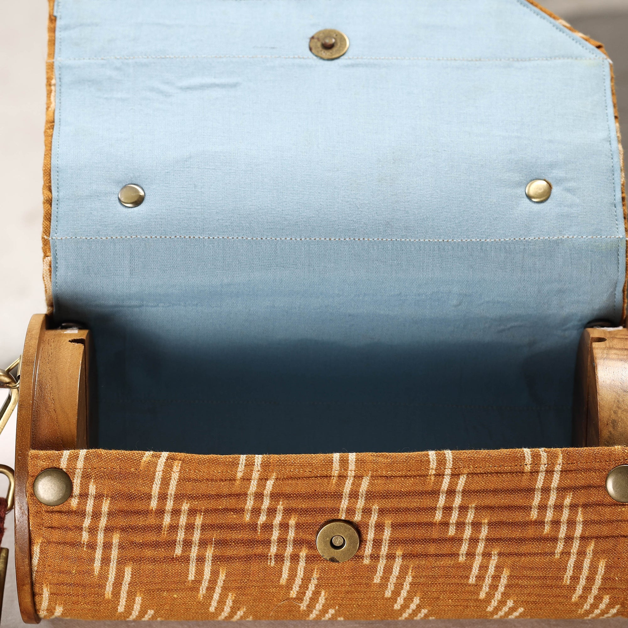 LUKKA CHUPPI Brown - DIY Round Sling Bag / Clutch With Changeable Sleeve - view 7