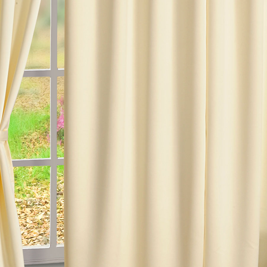 Swayam India Ivory Rose Blackout Curtains – 2022 Printed Ivory - view 2