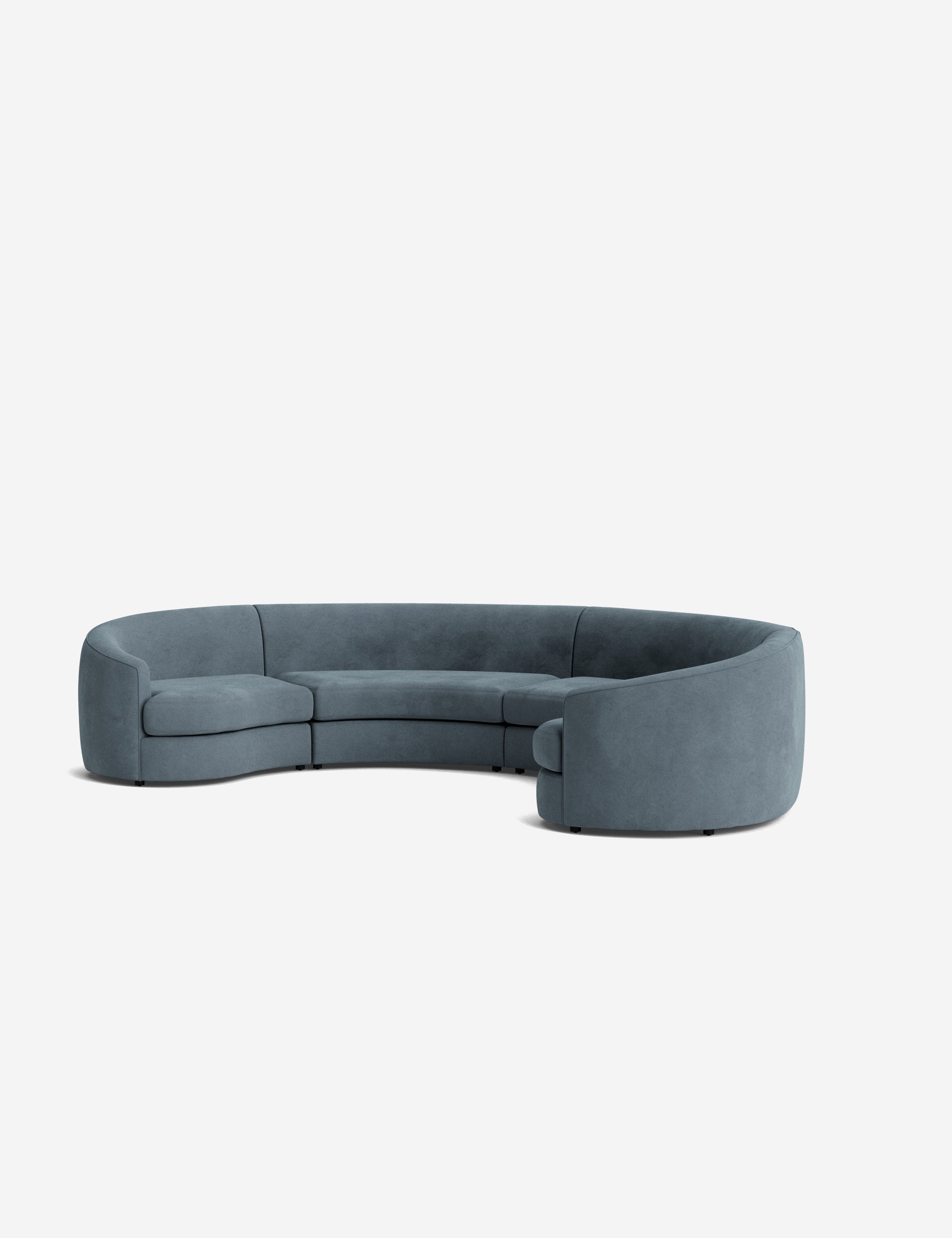 Lulu and Georgia Imada Modular Curved Sectional Sofa - view 91