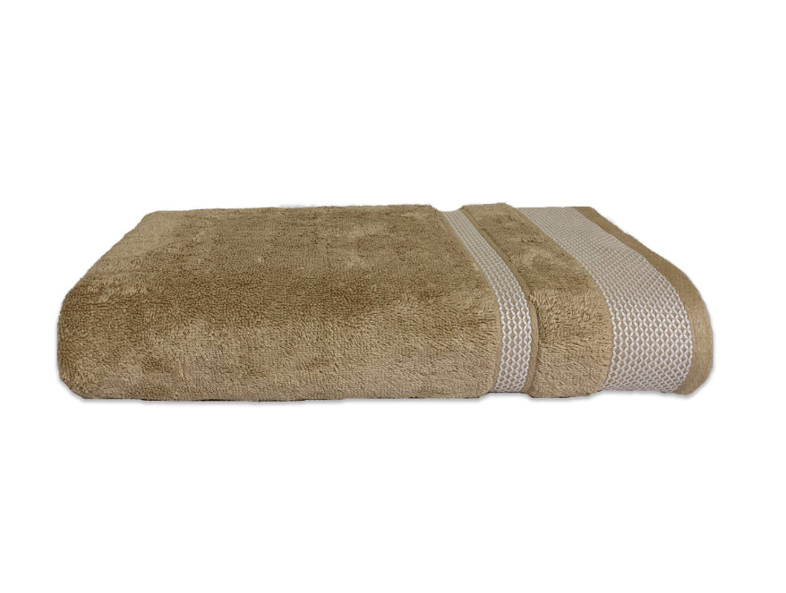 Spaces India Champagne Gold - Gold 100% Cotton Bath Towel - Hygro By Spaces - view 3