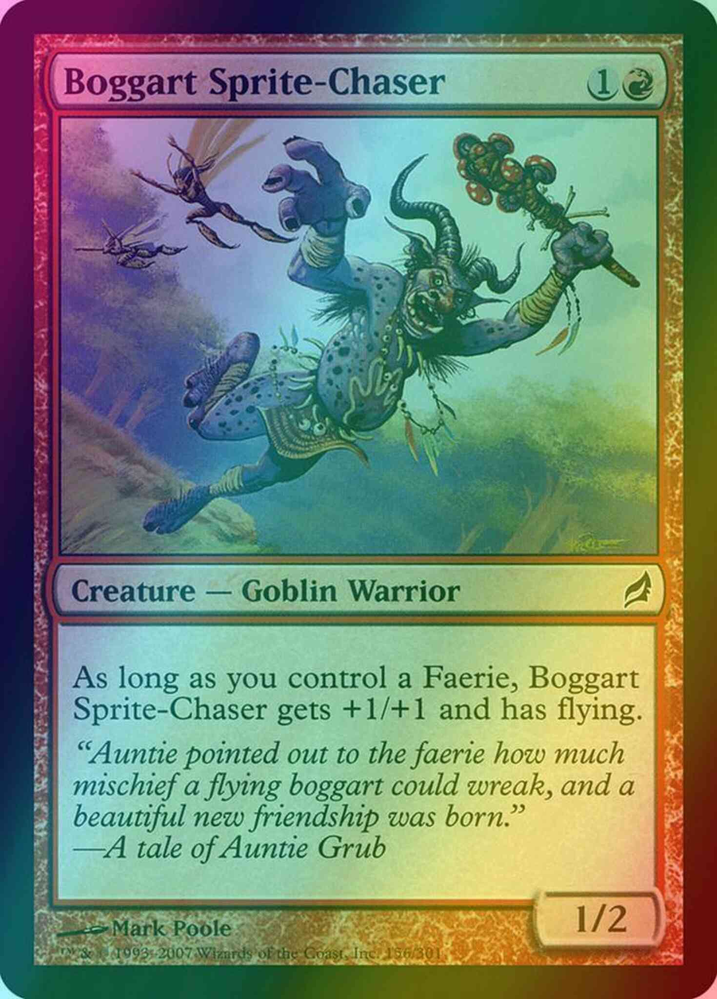Boggart sprite-chaser 156 – Magic Boggart Sprite-Chaser [156] [Lorwyn] [Foil]