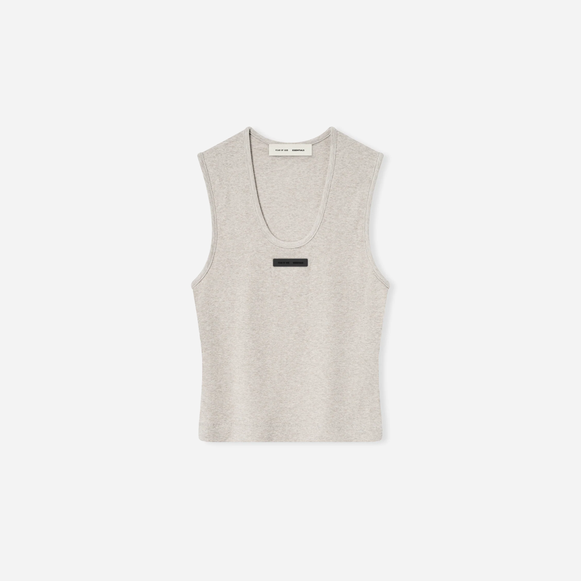 Fear Of God Essentials SS25 Womens Rib Tank- Heather Stone