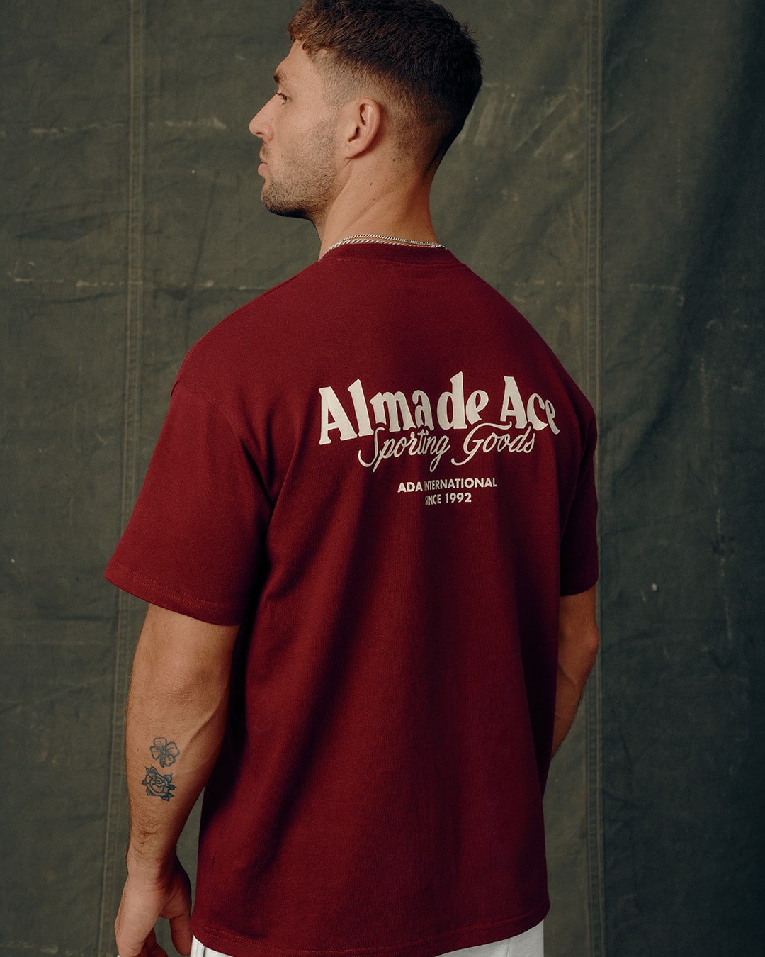 Alma De Ace Sporting Goods Burgundy T-Shirt - view 3