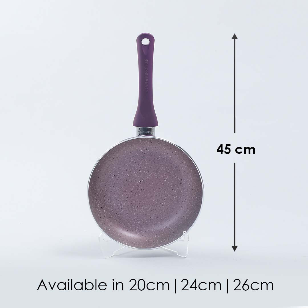 Wonderchef Royal Velvet Non-Stick 26 cm Fry Pan with Induction Bottom - view 4
