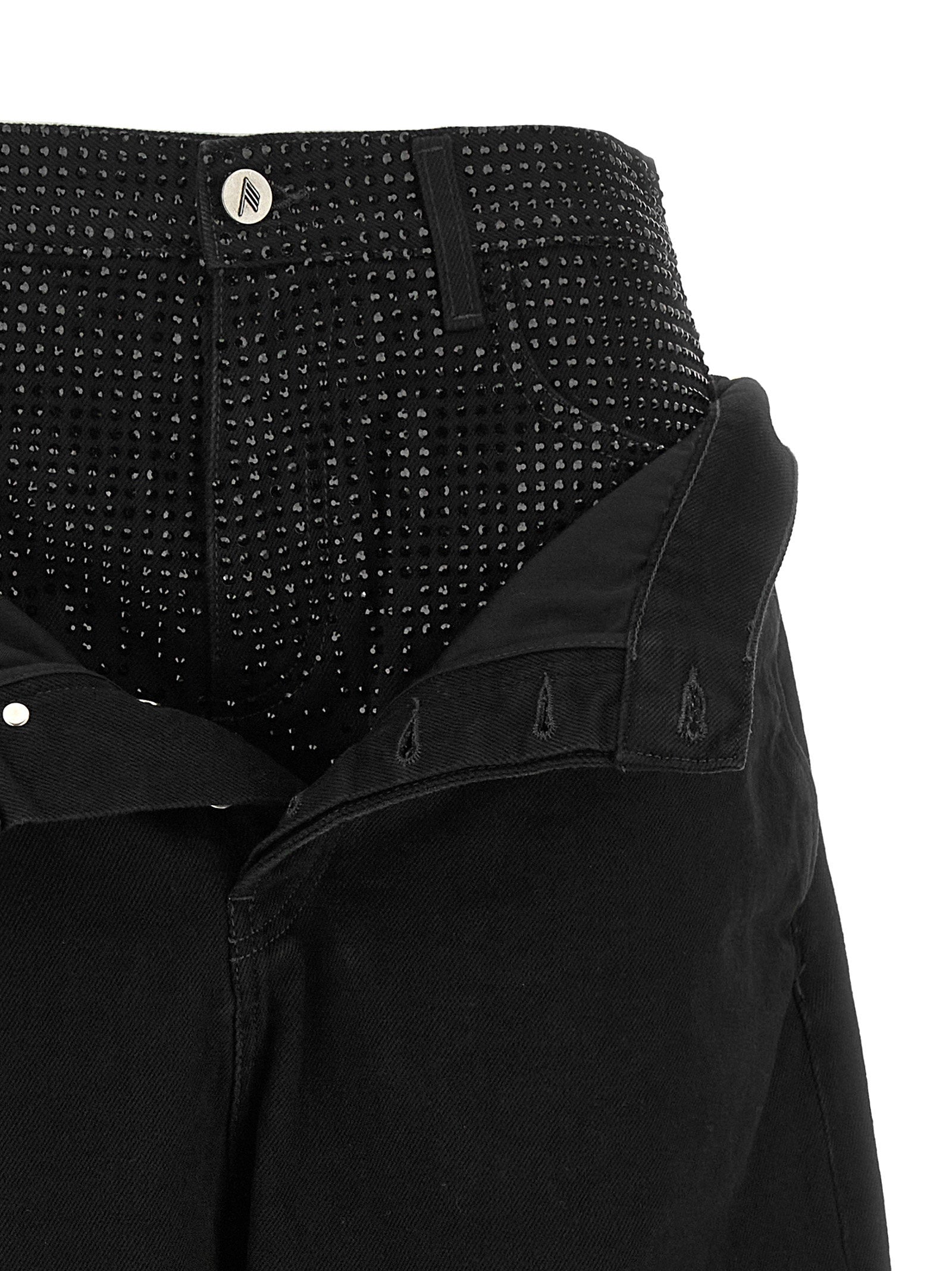 The Attico Crystal Insert Jeans – 100% cotton - view 3