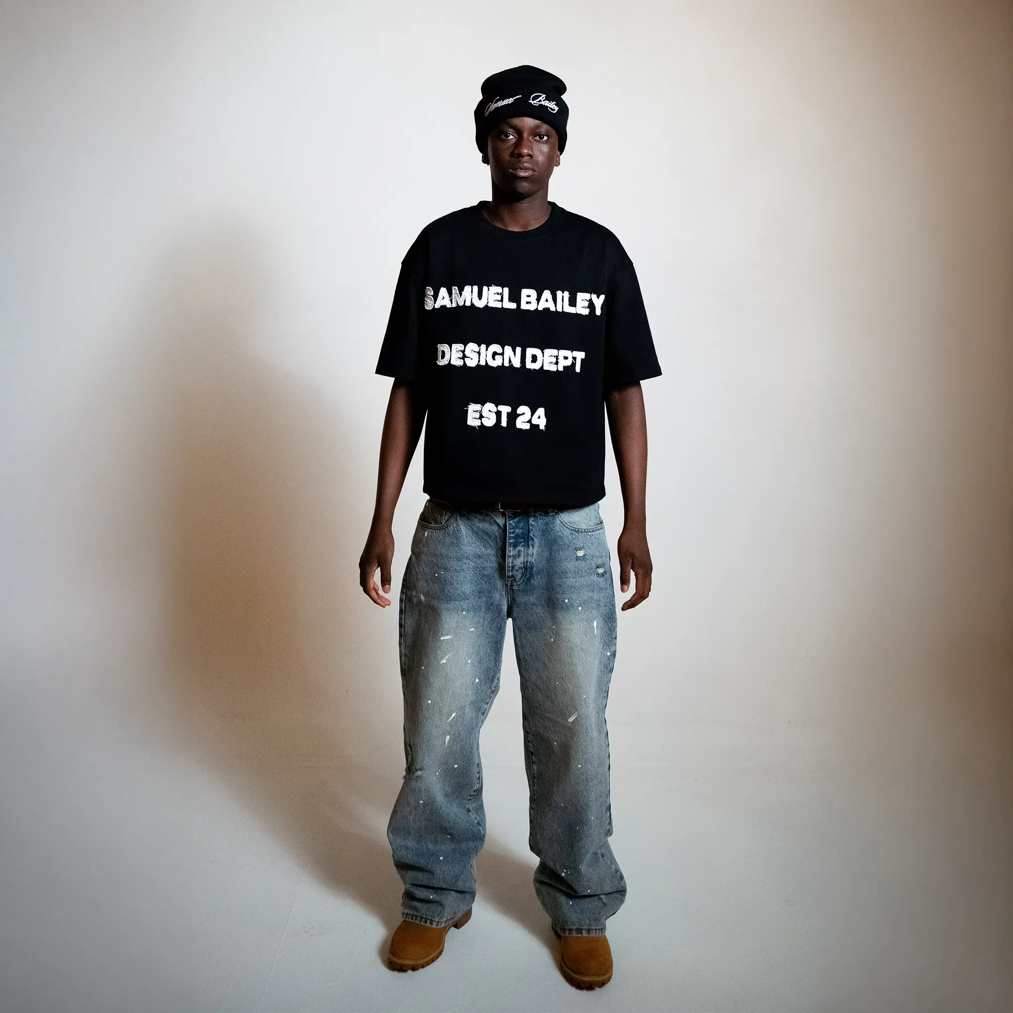 Samuel Bailey Design Dept Black T-Shirt - view 3