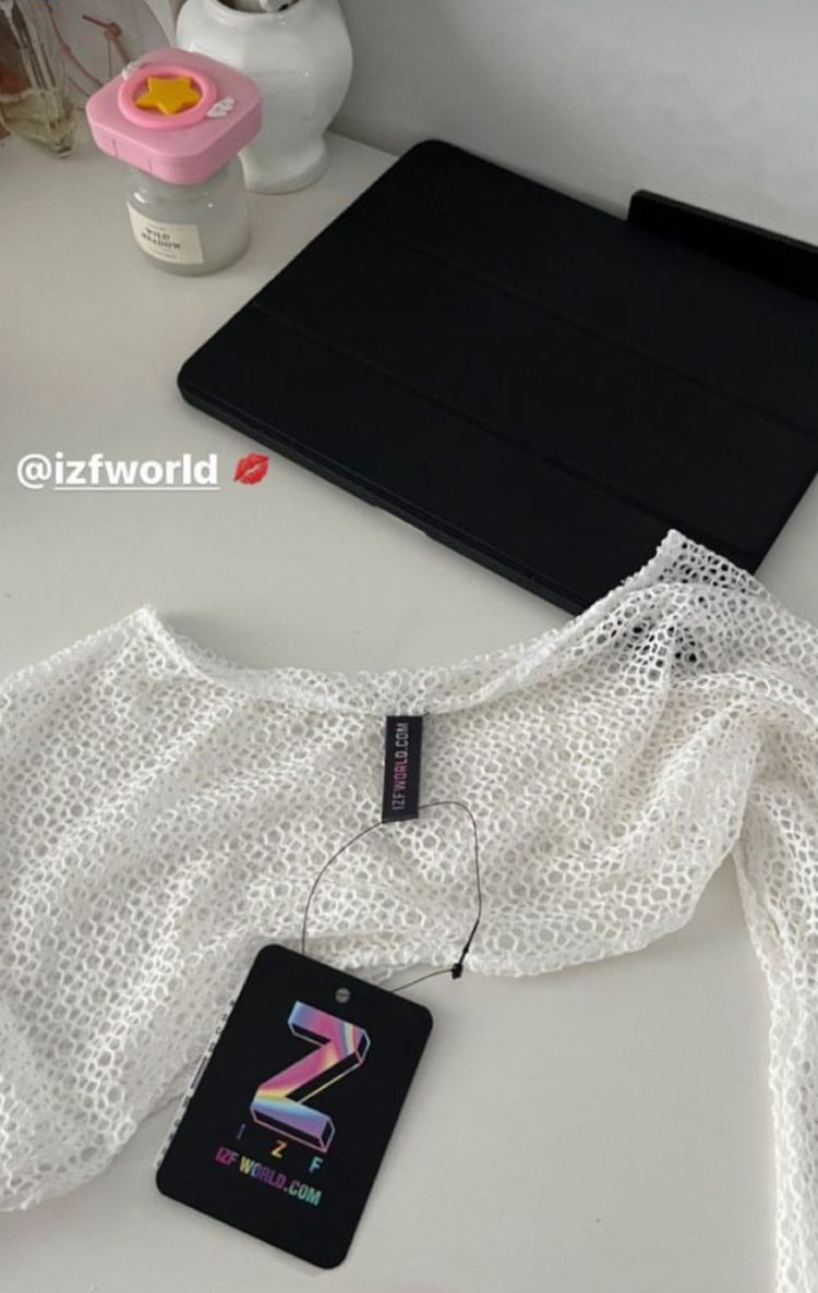 Baddie White Crochet Sleeves