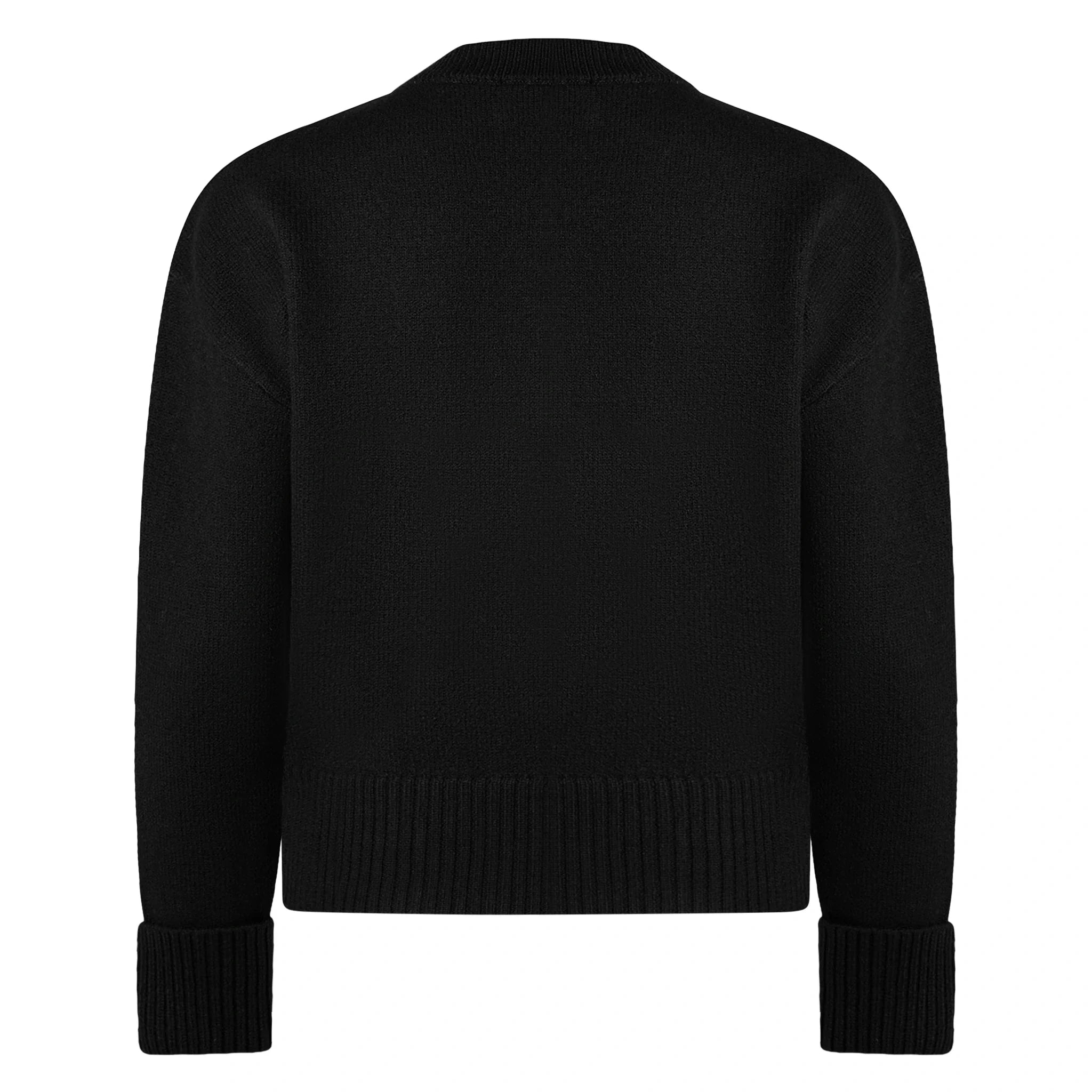 Ami Paris Ami De Coeur Black Red Cardigan - view 4