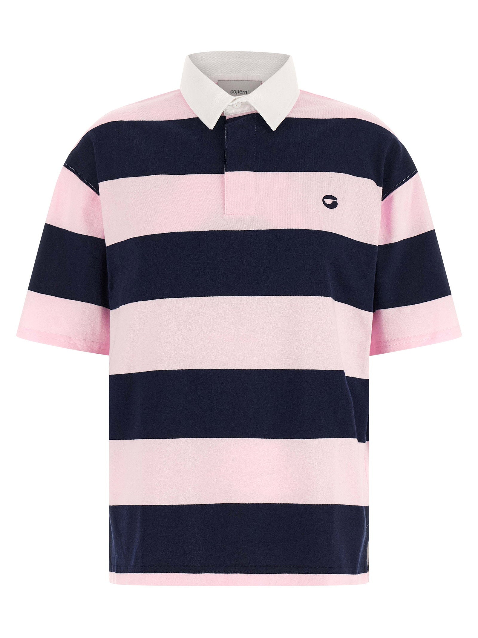 Coperni Striped Polo Shirt – 100% organic cotton