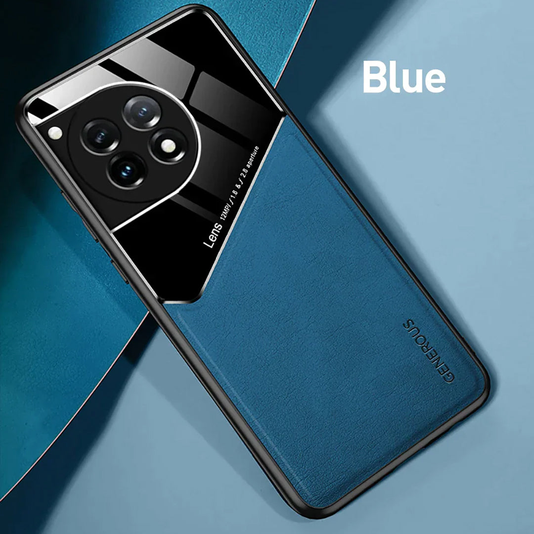OnePlus 11R Vintage Leather Magnetic Holder Case - view 6
