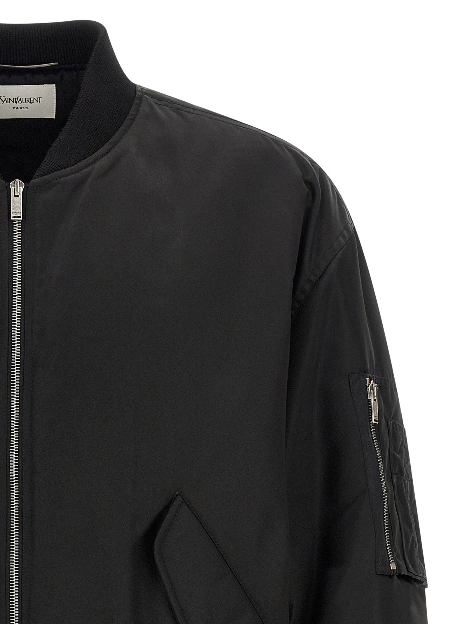 Saint Laurent Serge Bomber Jacket – 100% polyamide - view 3