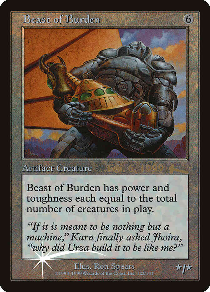 Magic Beast of Burden [5] [Prerelease Events] [Foil]
