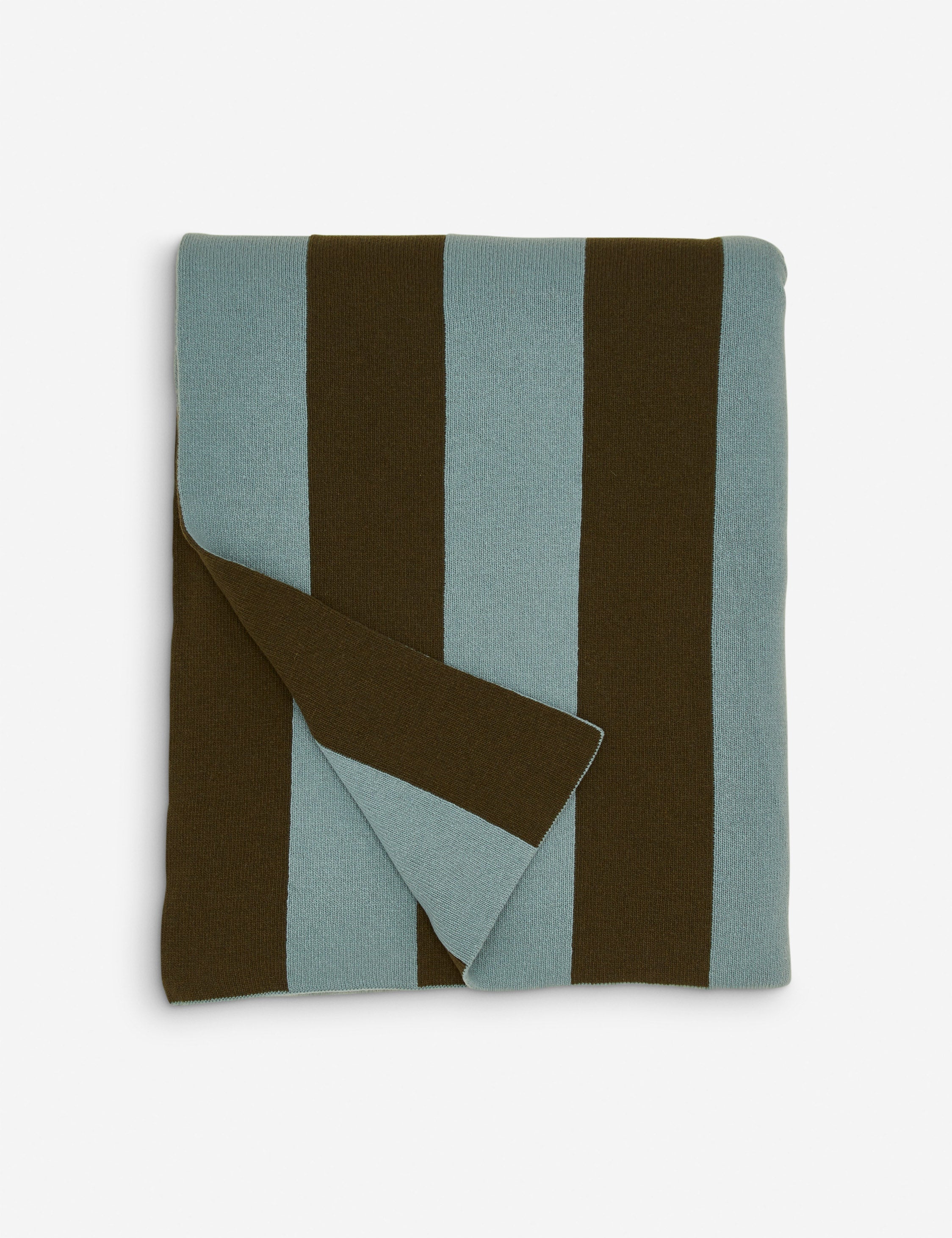 Lulu and Georgia Simple Striped Wool Throw by Hawkins New York - view 4