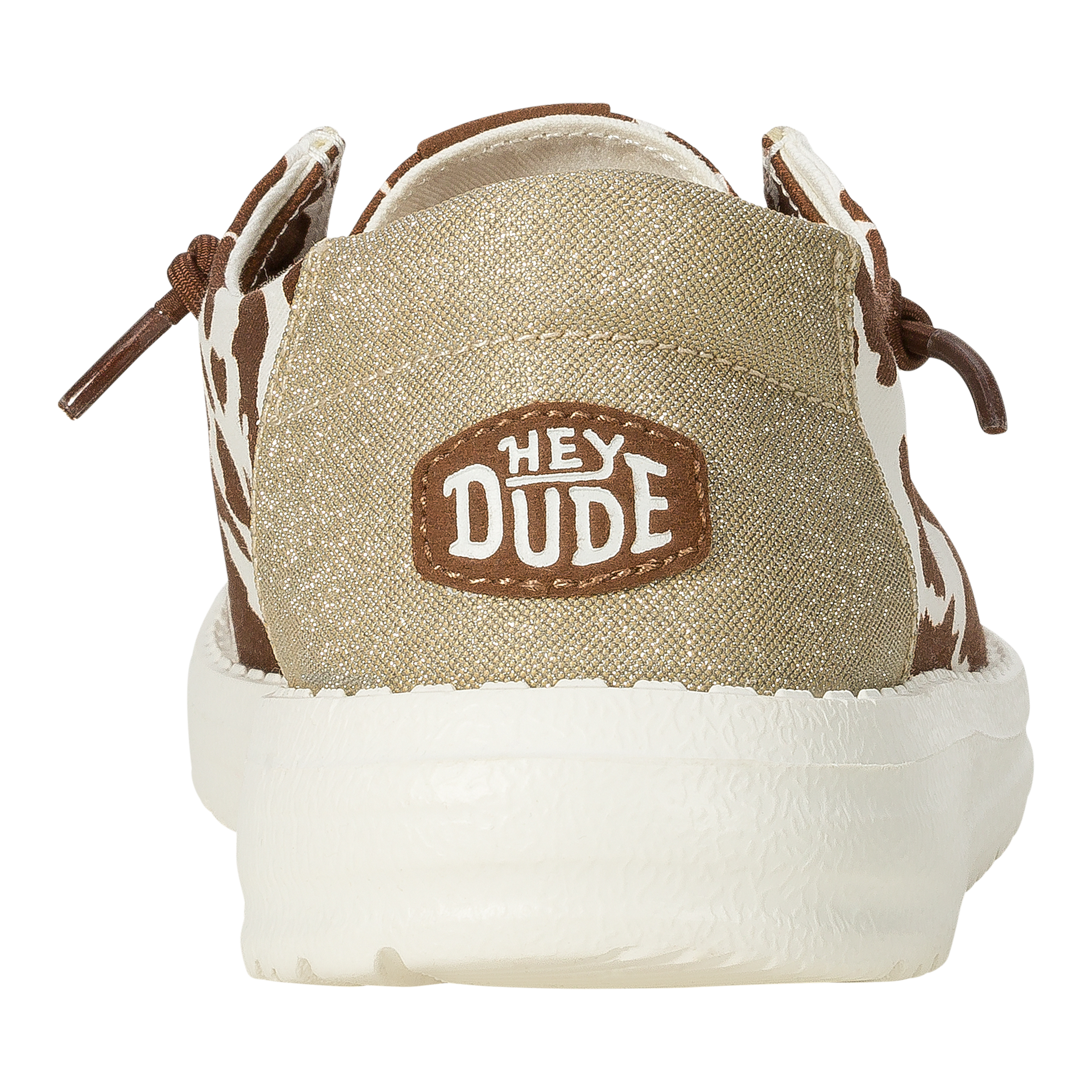 HEYDUDE shoes Wendy Cowgirl Sparkle - Brown/White - view 5
