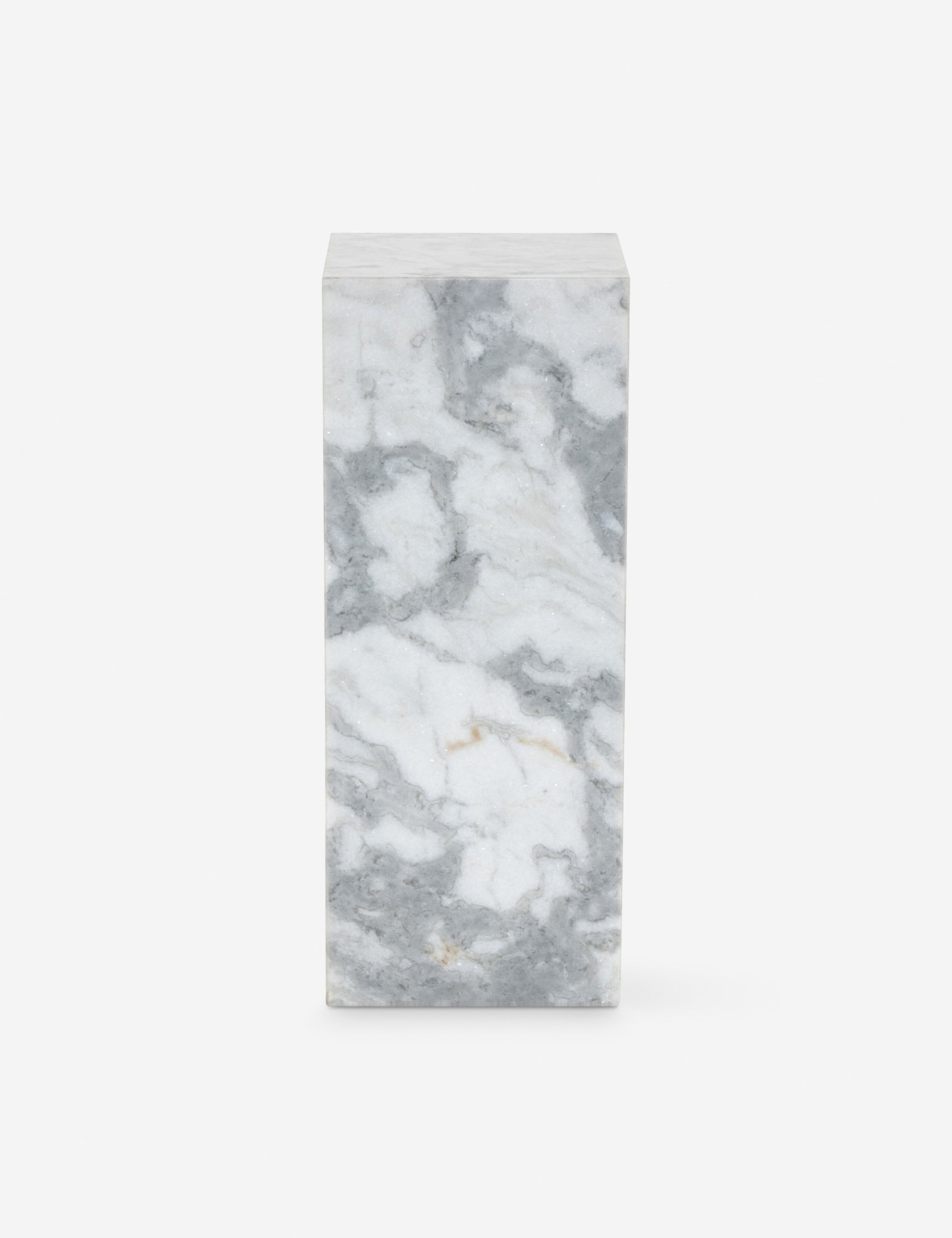 Lulu and Georgia Rialta Plinth – White Marble