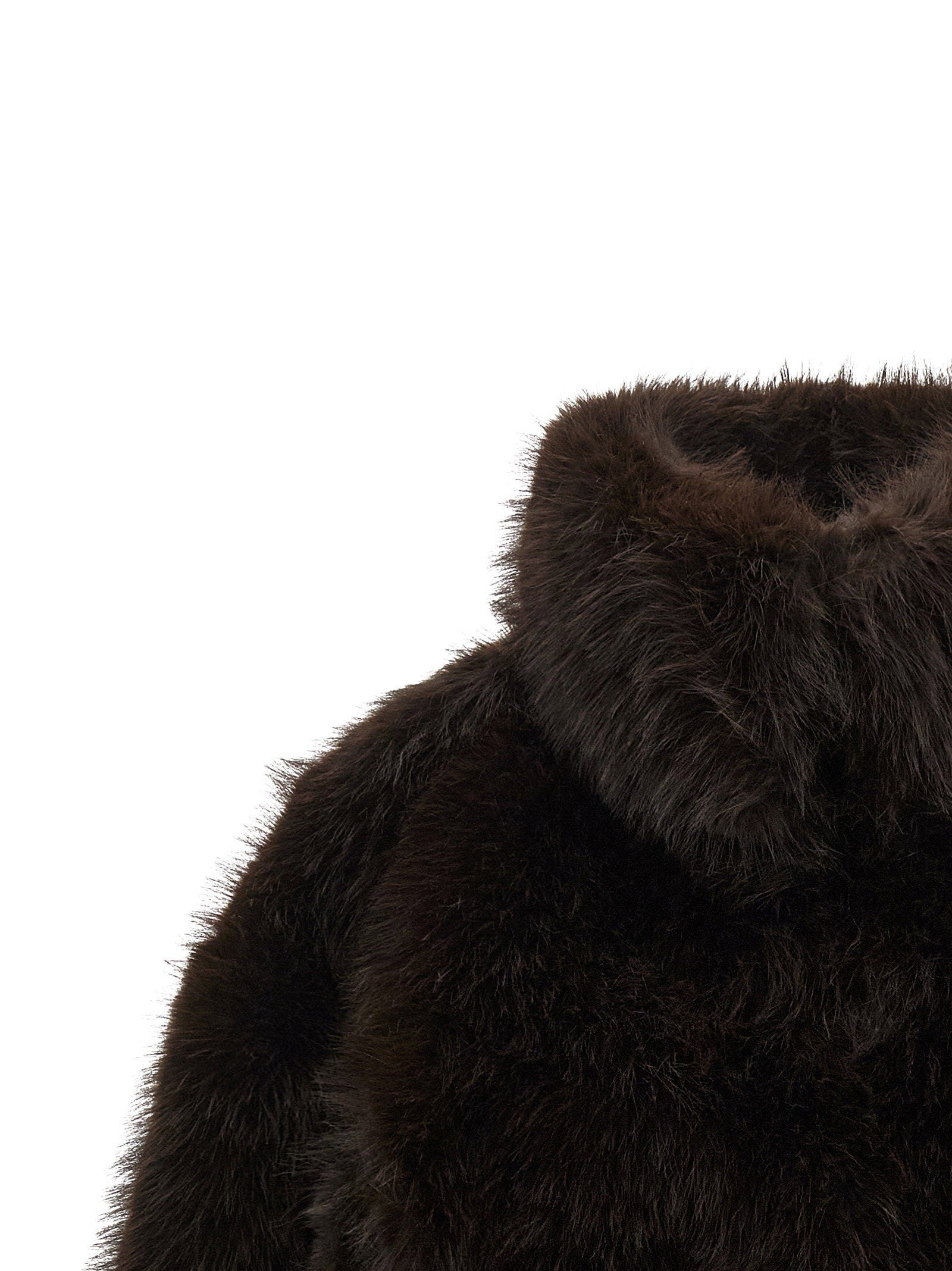 Rotate Birger Christensen Eco-fur Short Jacket - view 3