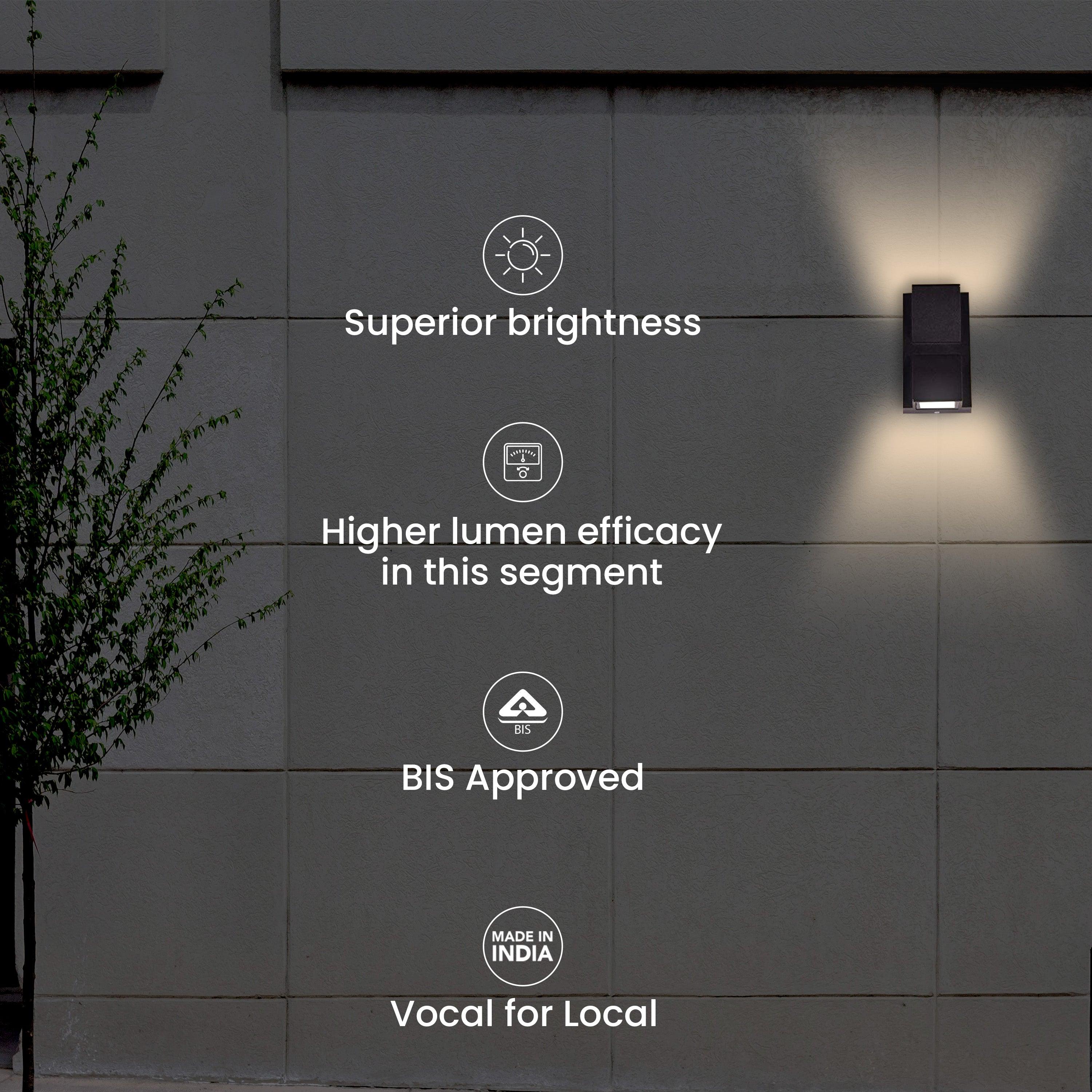 orientelectric K Type 2 Way Deco LED Wall Light - view 3