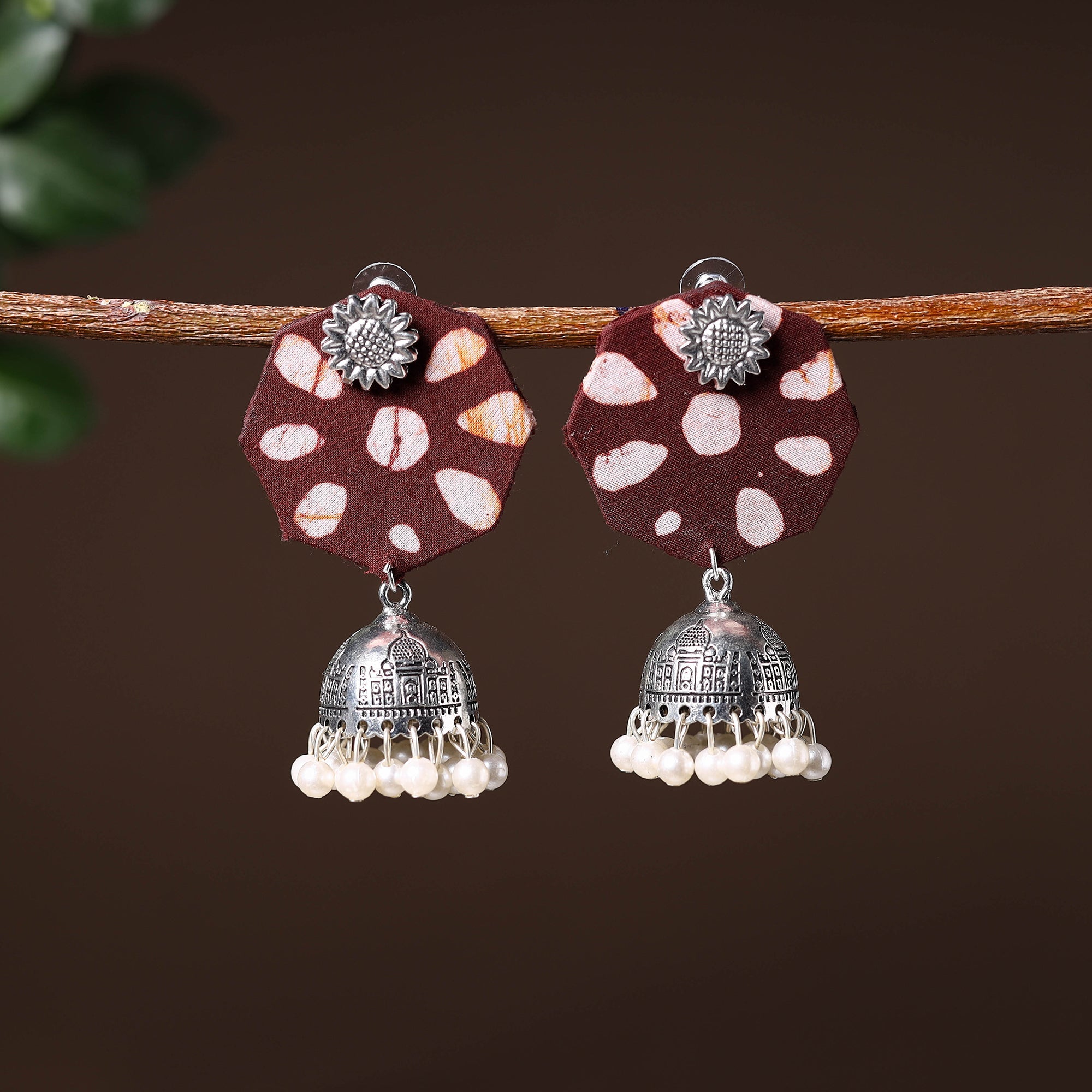 JALPARI Arpita Handcrafted GS Fabart Earrings