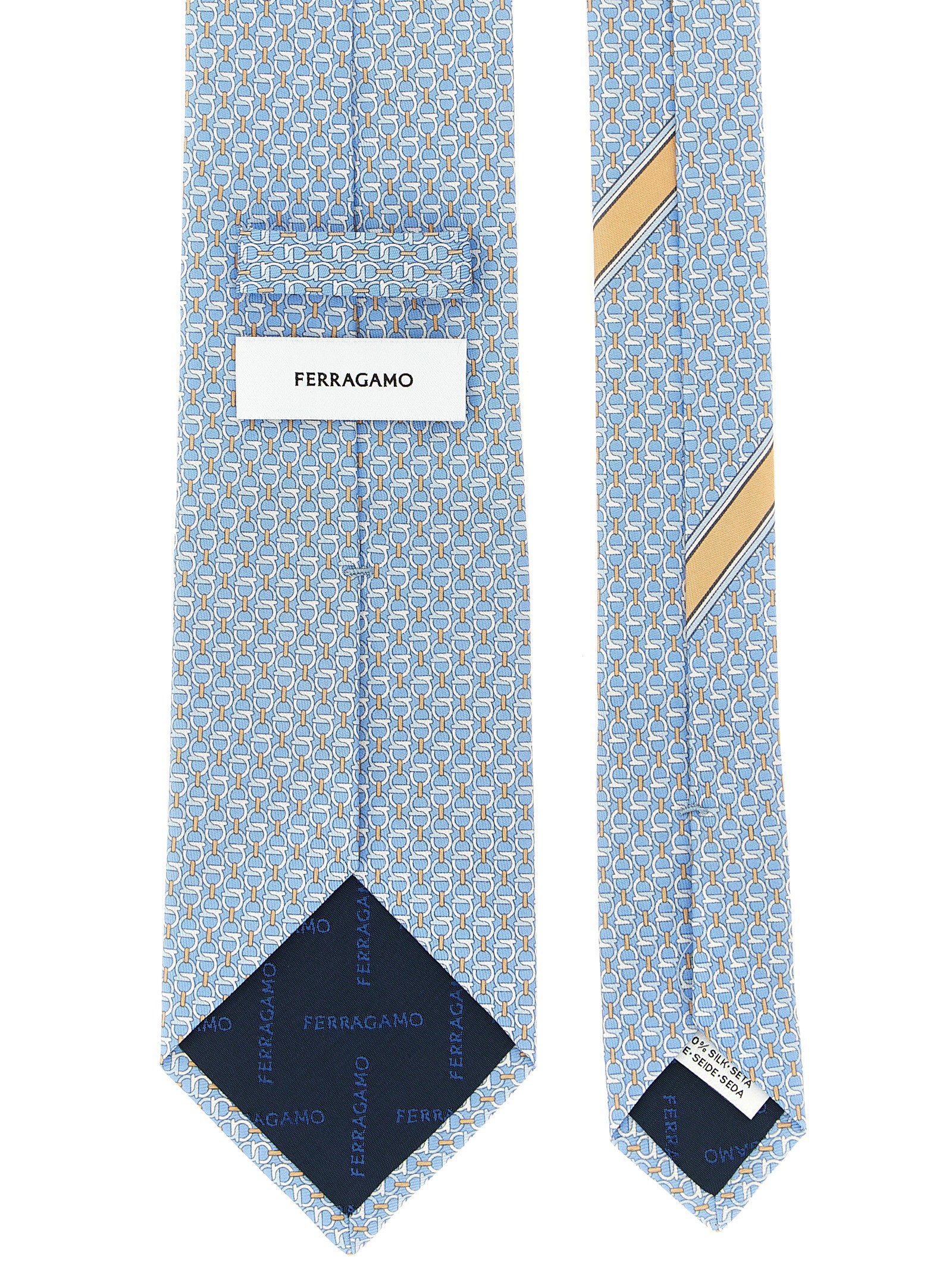 Ferragamo Intreccio Tie – 100% silk - view 2