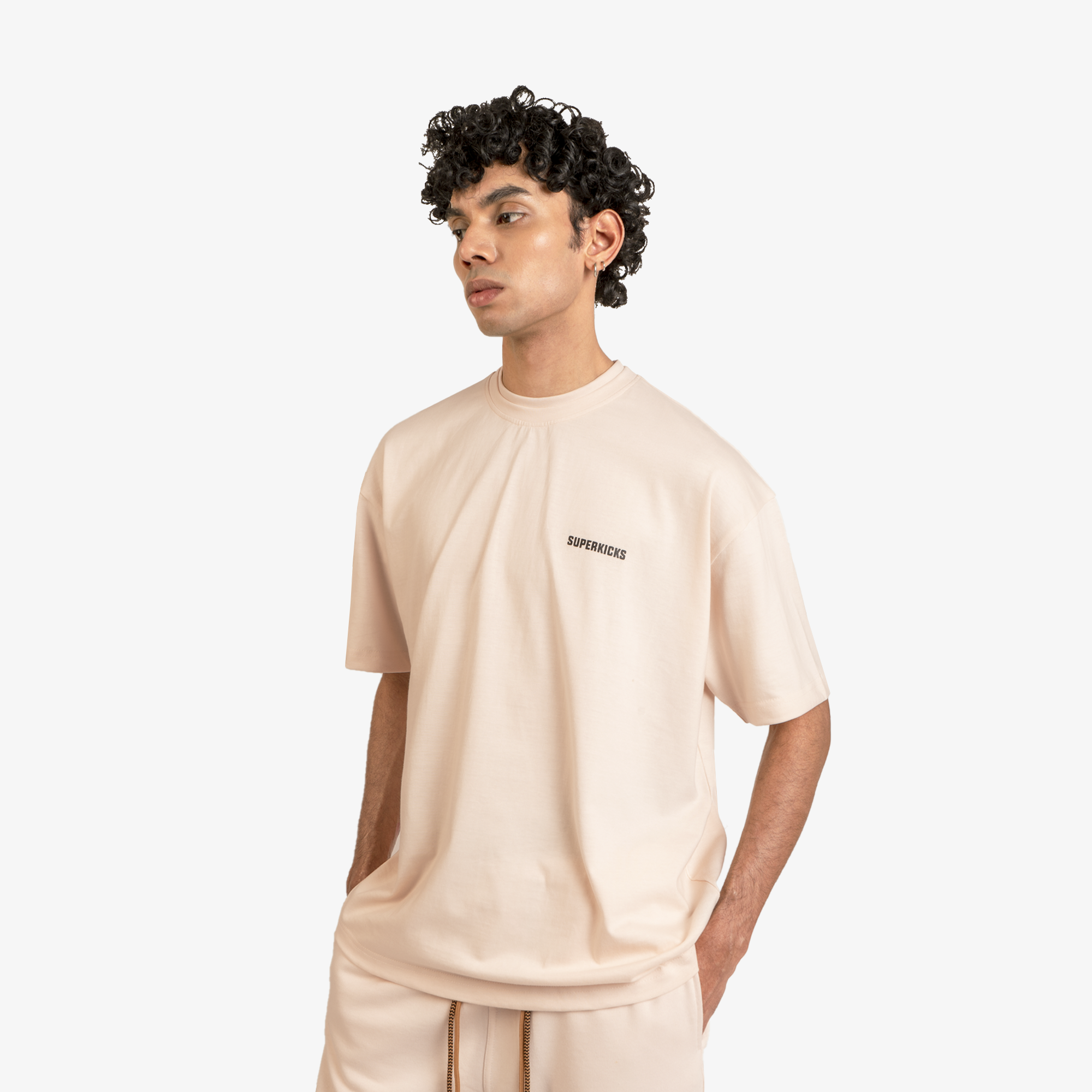 Superkicks | STARRY DISCO T-SHIRT { PEACH