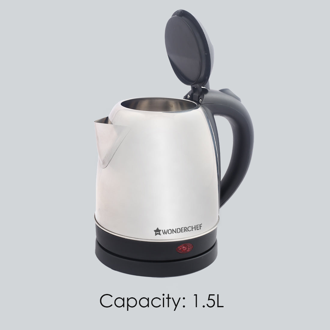 Wonderchef Prato Automatic Stainless Steel Cordless Electric Kettle, 1.5 Litres, - view 8