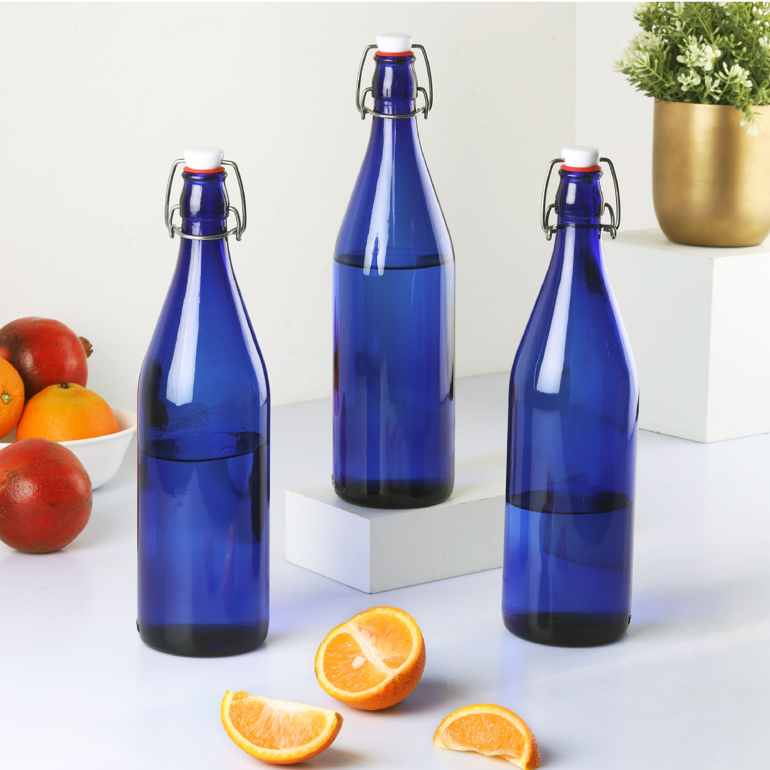 Cello Aquaria Glass Water Bottle, 1000ml - view 6