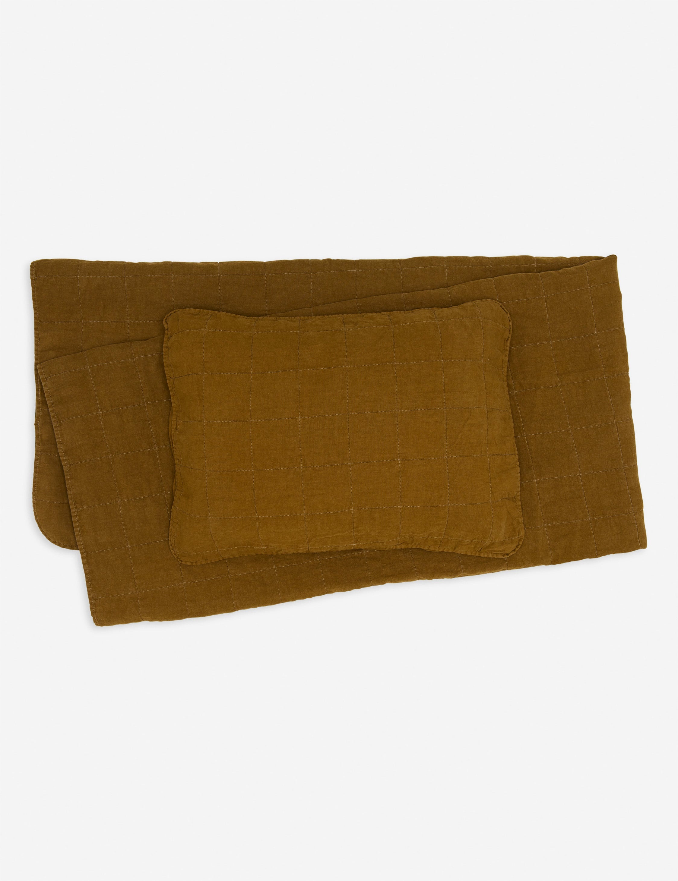 Lulu and Georgia Simple Linen Quilt by Hawkins New York - view 12