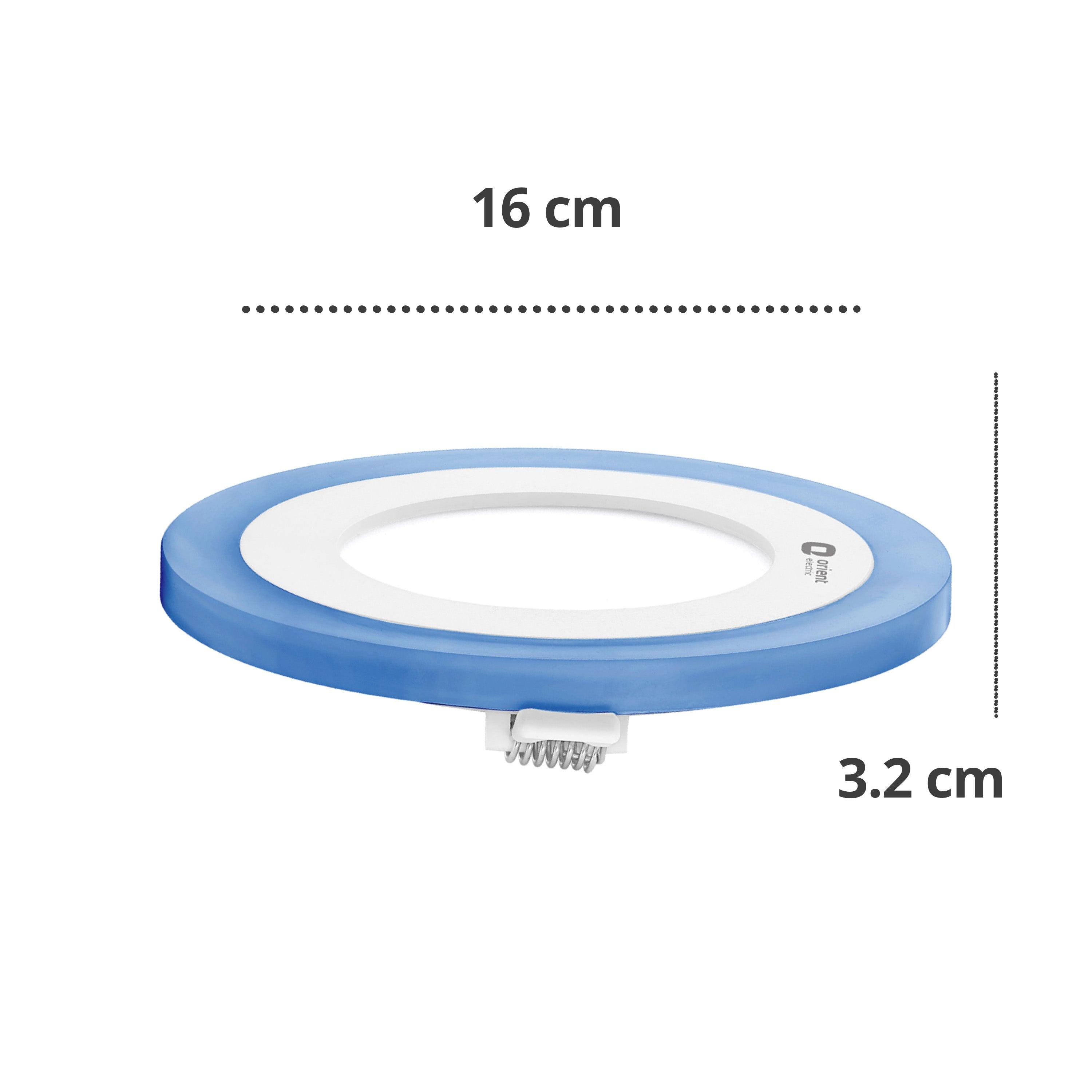 orientelectric Rainbow LED Recess Panel – White Blue - view 6