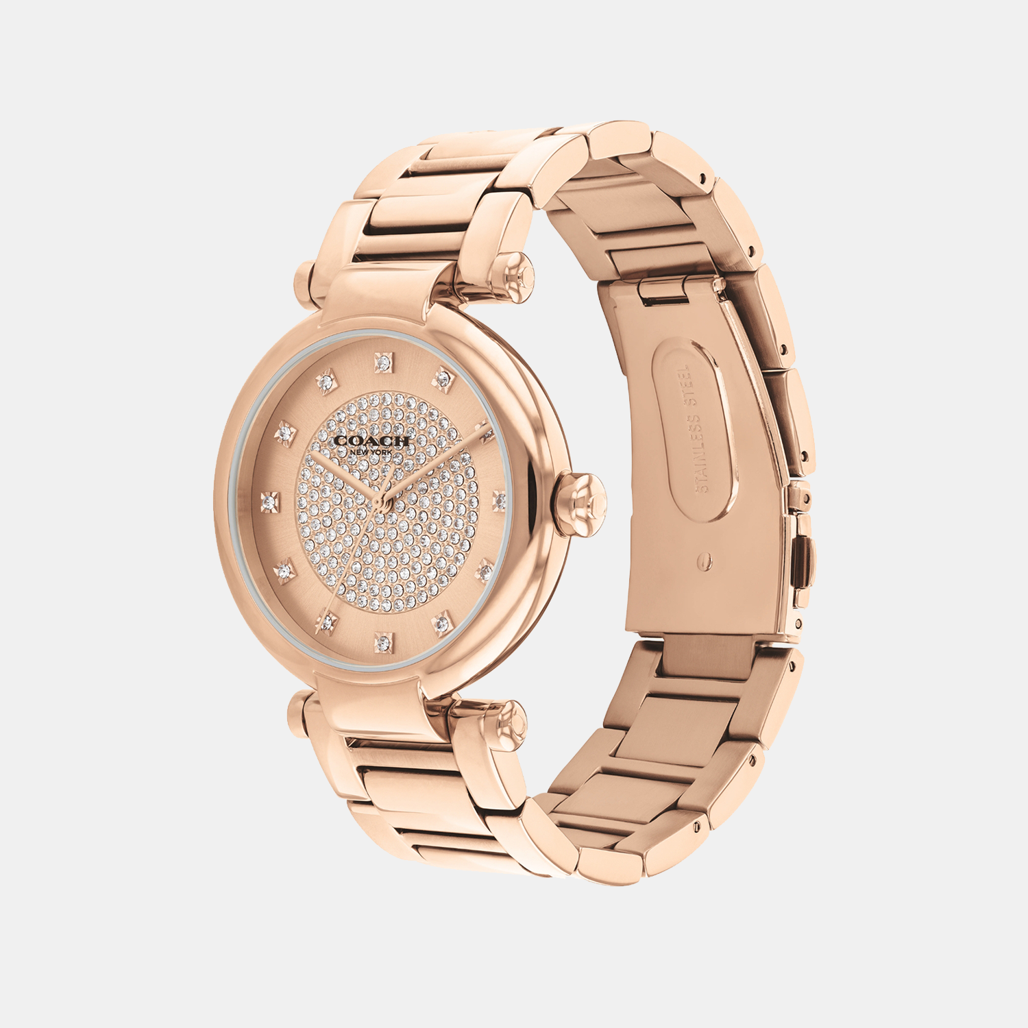 Coach Cary Women Quartz Carnation Gold Dial Analog Stainless Steel Watch 14504254 - view 2