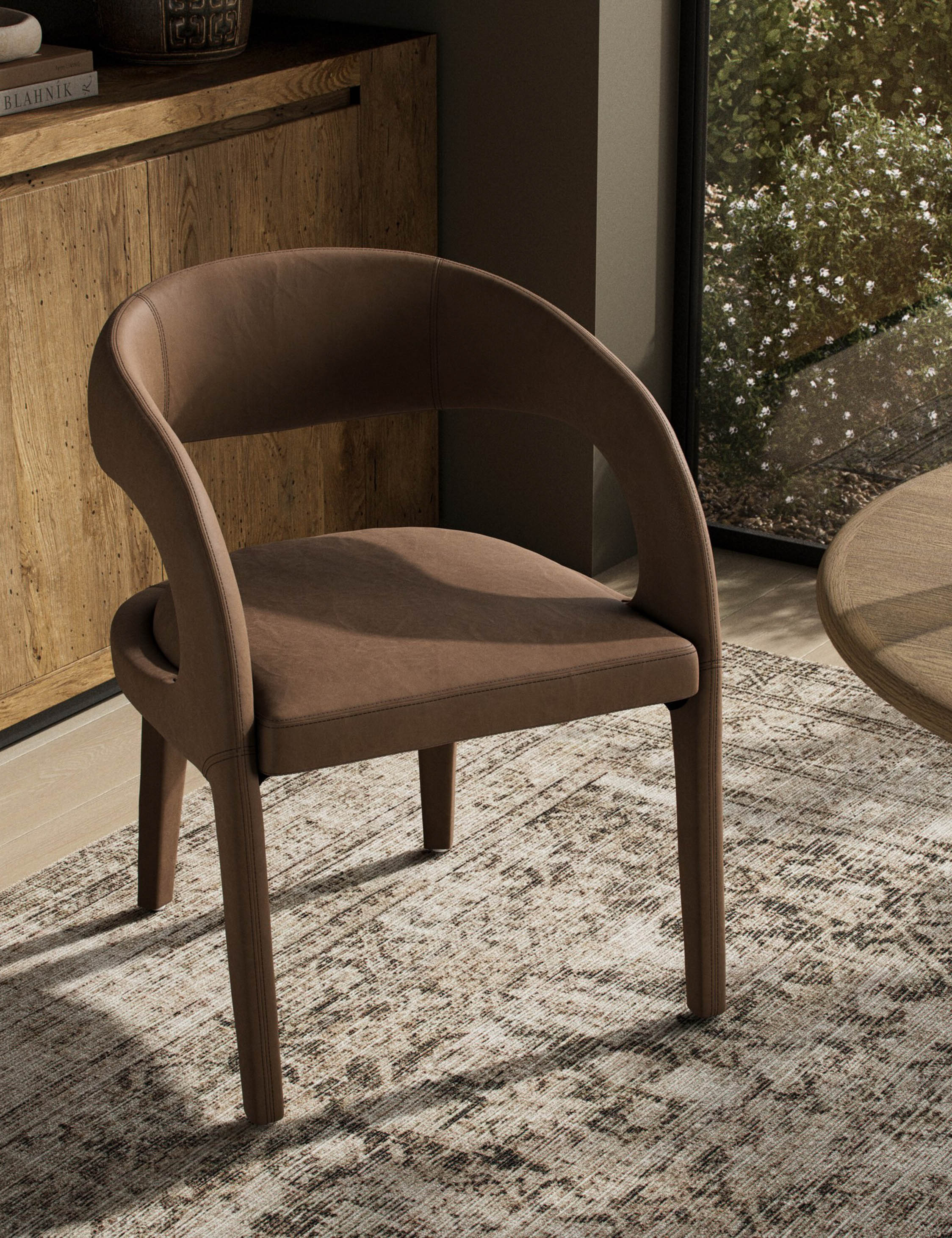 Lulu and Georgia Foss Dining Chair – Cigar - view 2