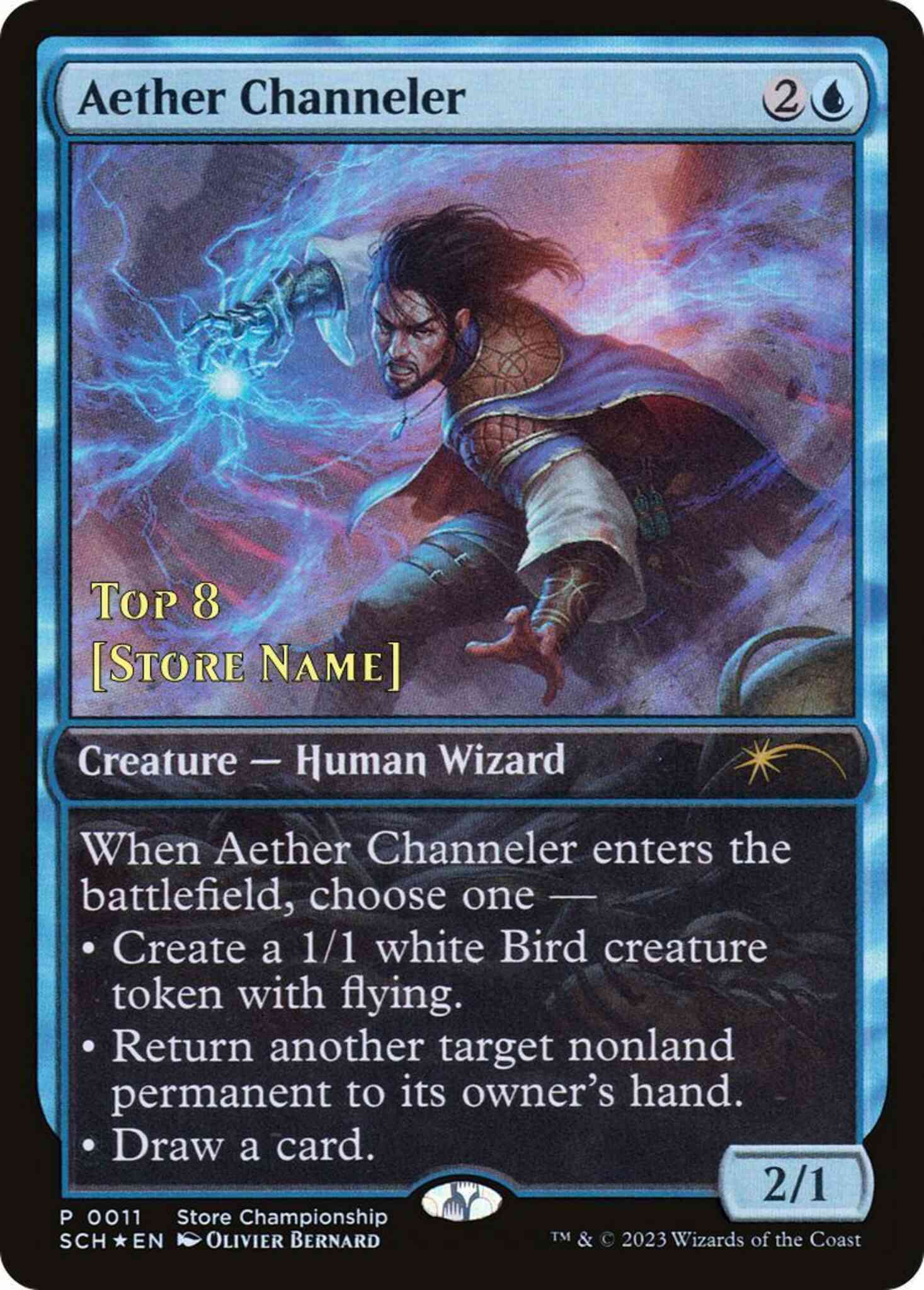 Store stamp 11 – Magic Aether Channeler - Store Stamp [11] [Store Championships] [Non-Foil]