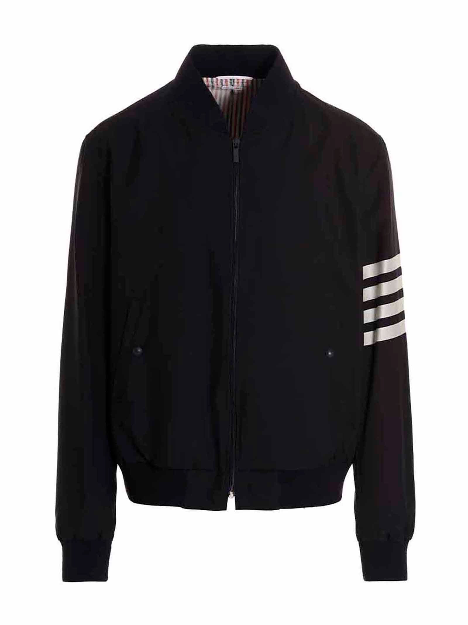 Thom Browne Bomber 4 Bar – 100% wool