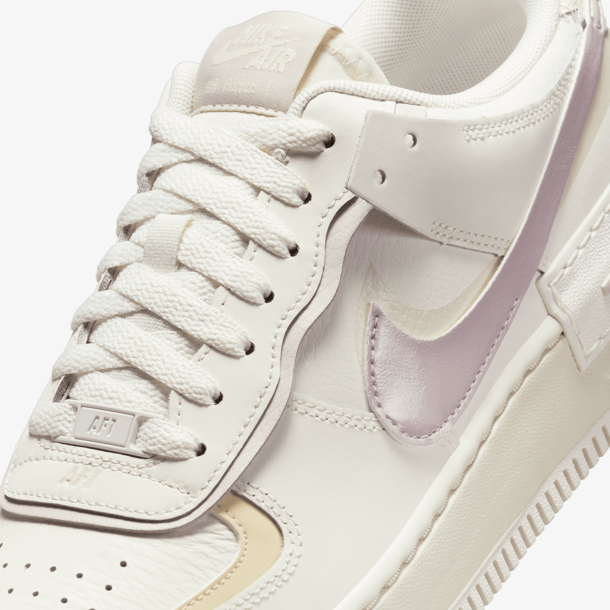 Nike | AIR FORCE 1 SHADOW { SAIL/PLATINUM VIOLET-COCONUT MILK - view 2