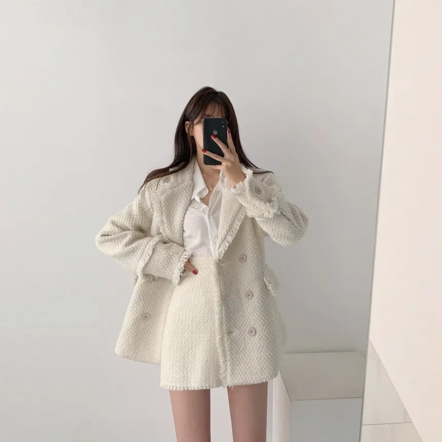 Alamode By Akanksha Jamie Tweed 2 Pc Set - Blazer and Skirt - view 7
