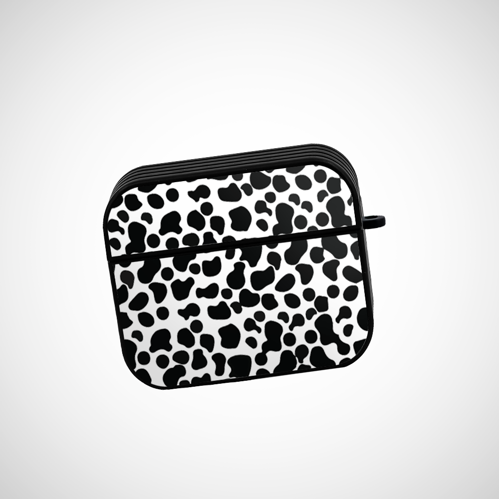 Cover It Up Moo Print Glass Airpods Pro 2 Case Covers