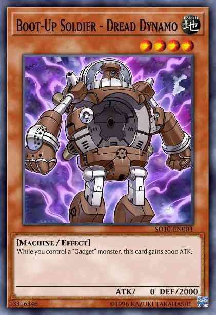 Yu-Gi-Oh! Boot-Up Soldier - Dread Dynamo - SD10-EN004 - Common - 1st Edition