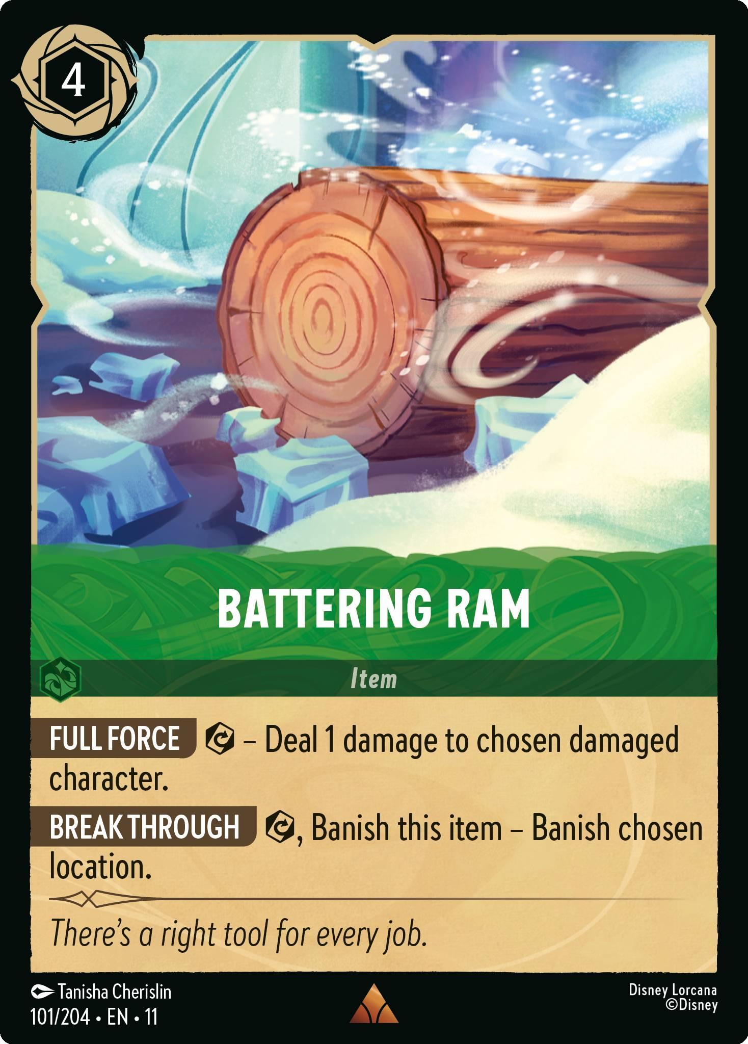 204 winterspell non-foil – Lorcana Battering Ram - 101/204 [Winterspell] [Non-Foil]