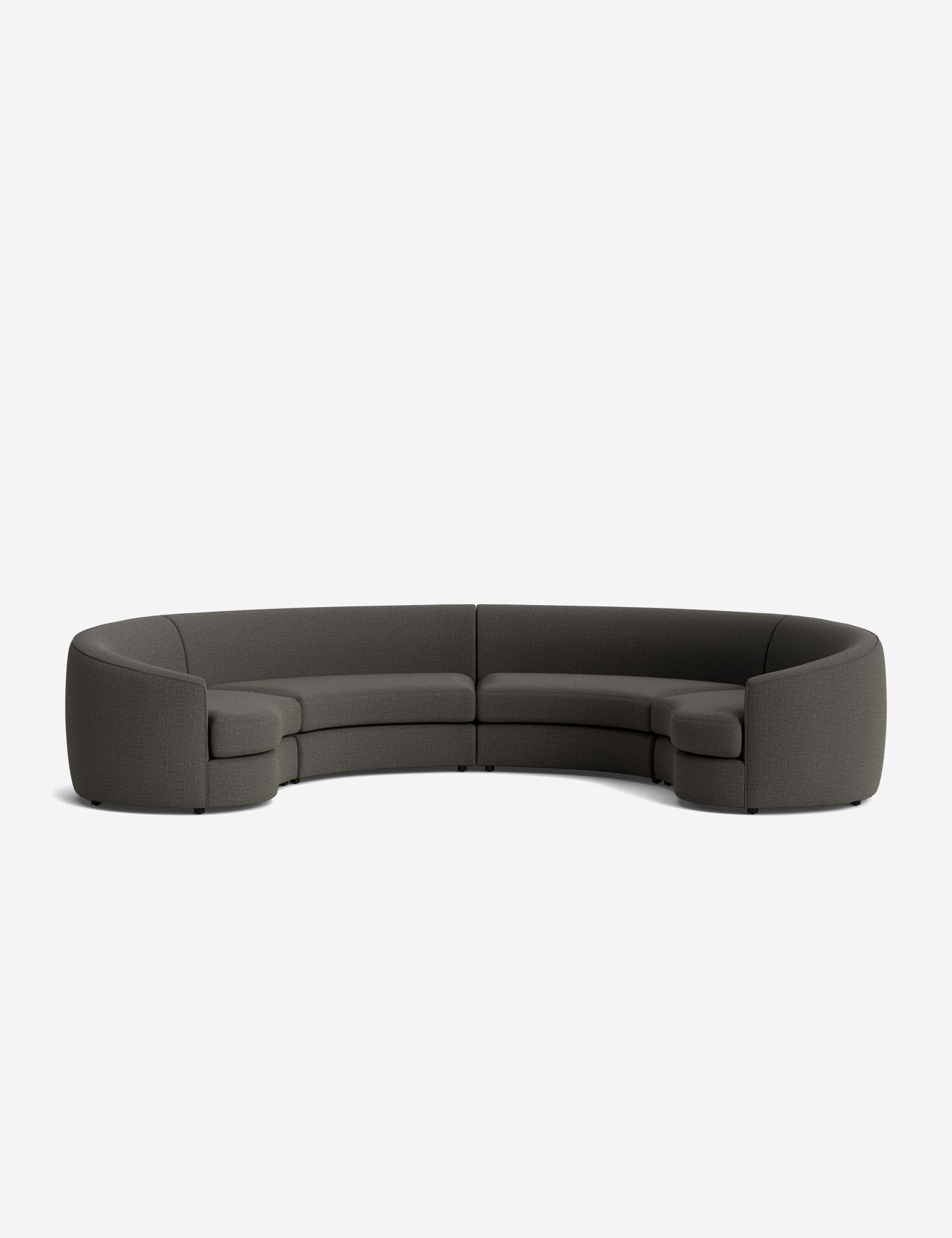 Lulu and Georgia Imada Modular Curved Sectional Sofa - view 12
