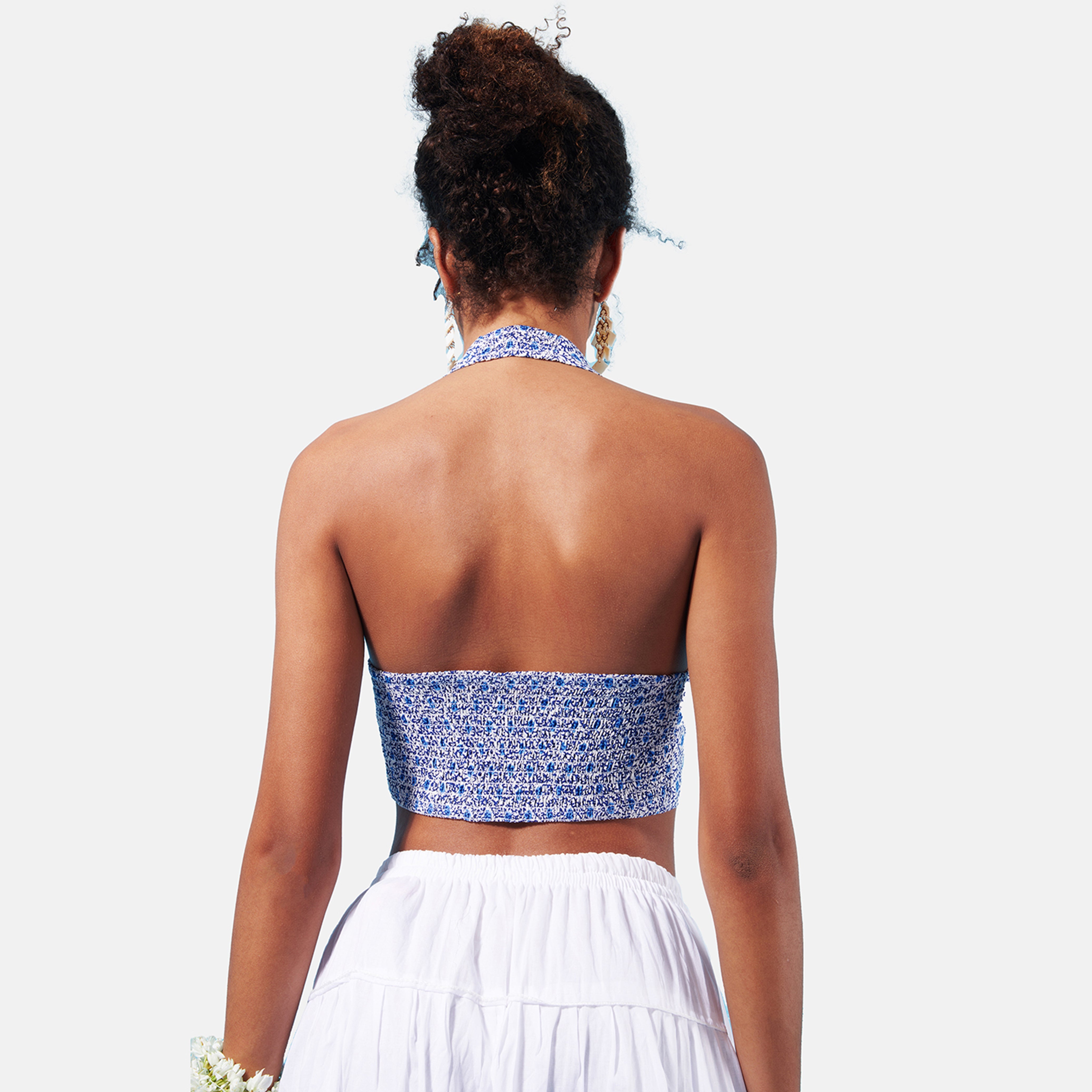 Blue Indie Halter Top - view 5