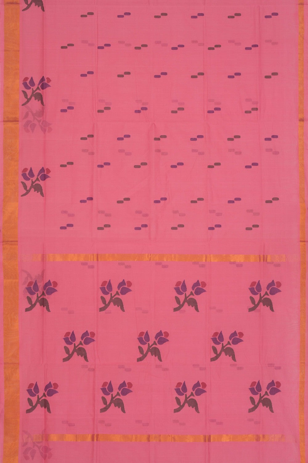 Kalanjali Cotton Jamdani Saree – Women's - view 3