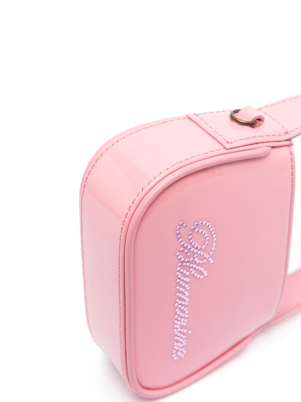 Blumarine crystal-embellished logo tote bag - view 2