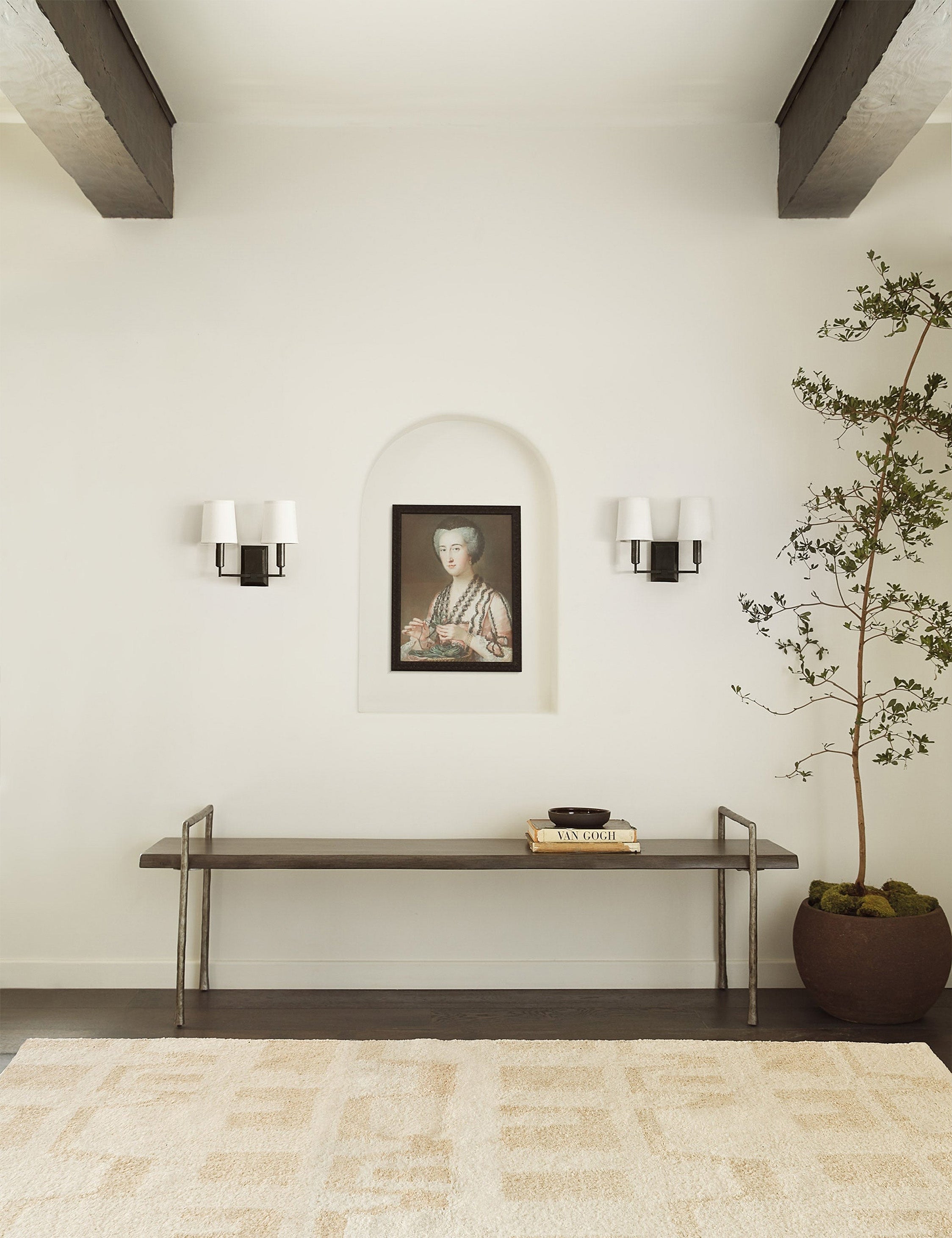 Lulu and Georgia Indrani Bench
