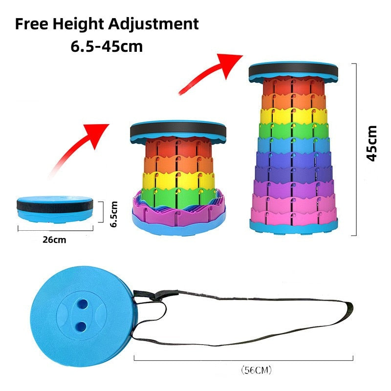 Catterton Portable Height Adjustable Stool - view 4