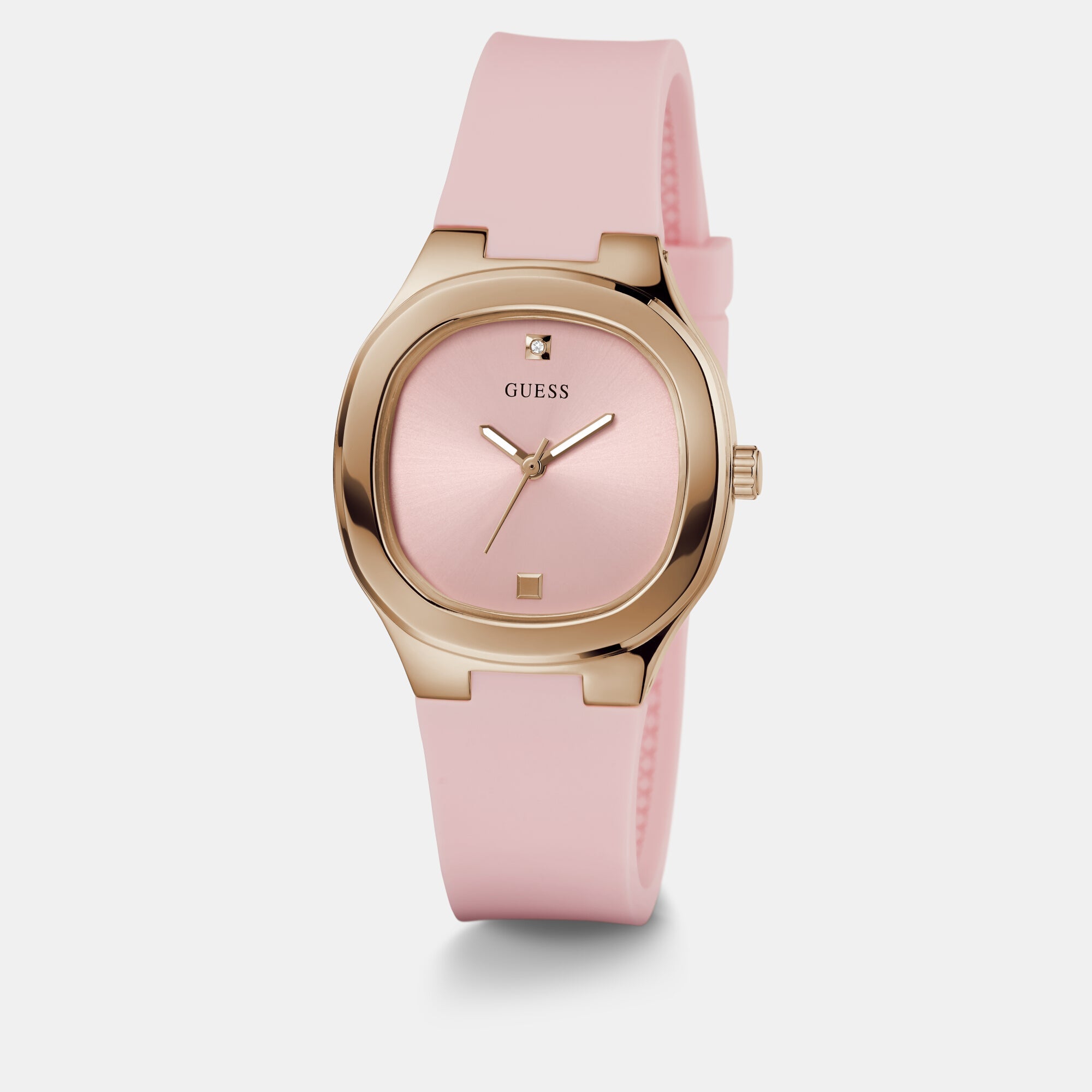 Guess Eve Women Quartz Pink Dial Analog Silicone Watch GW0658L2 - view 2