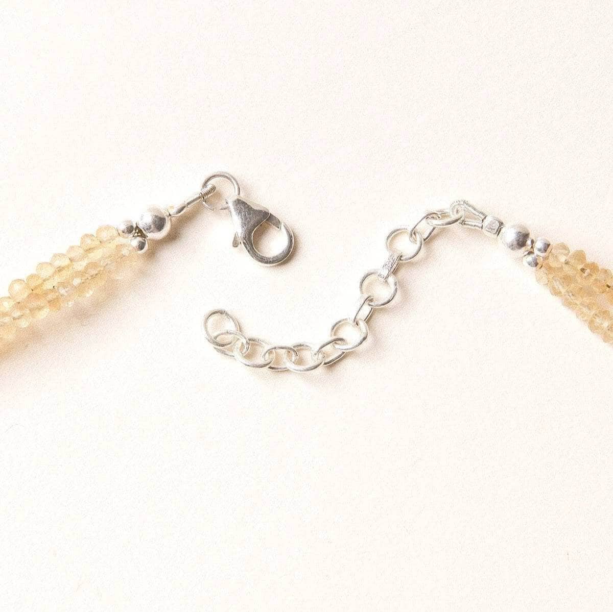 Tiny Rituals Citrine Double Strand Bead Necklace - view 4